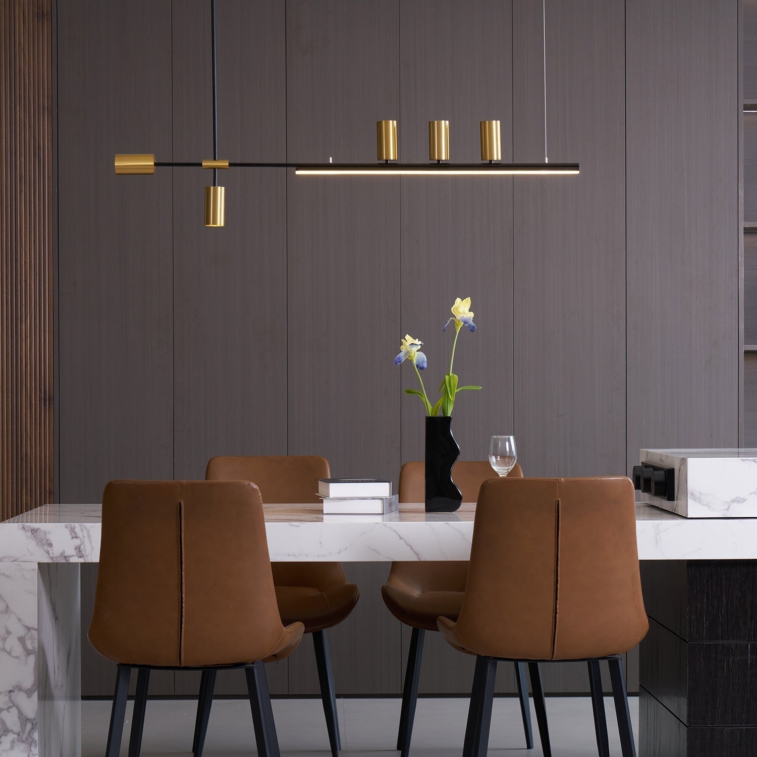 Aulten Modern Minimalist Linear Island Pendant Lamp