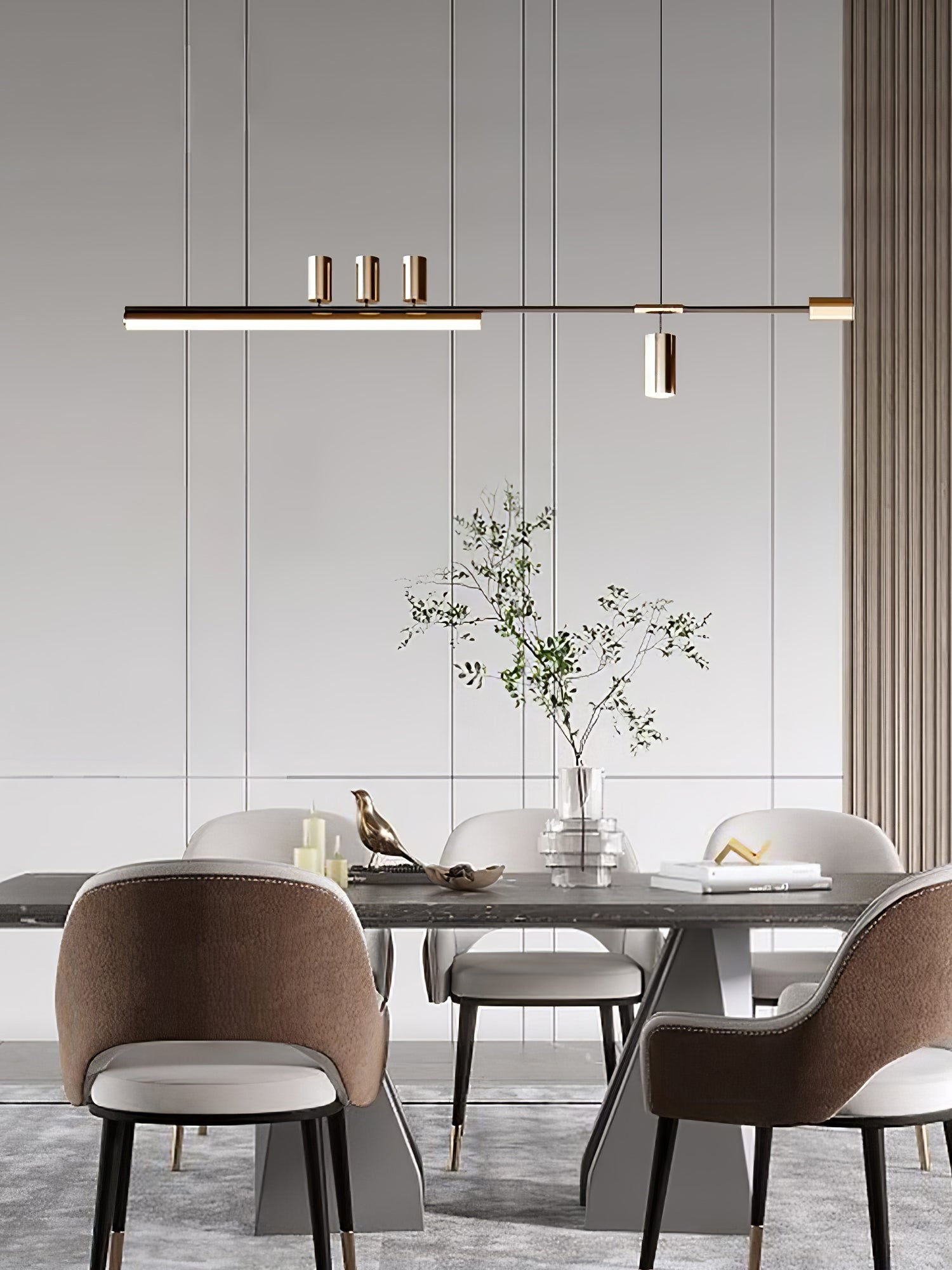 Aulten Modern Minimalist Linear Island Pendant Lamp