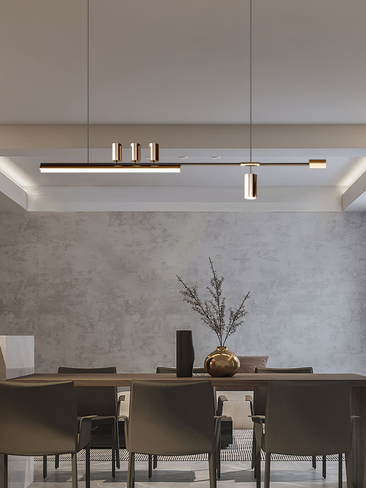 Aulten Modern Minimalist Linear Island Pendant Lamp