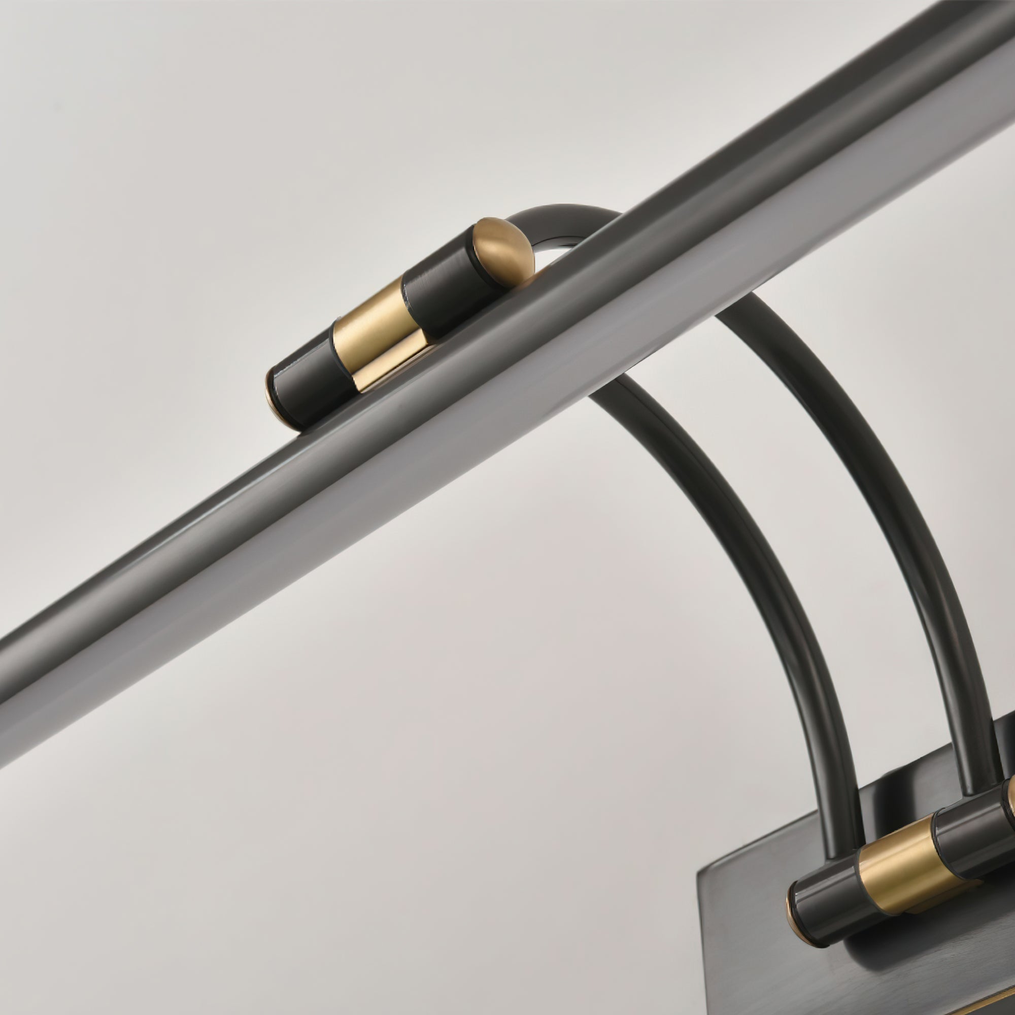 Solarielle Linear Vanity Brass Wall Light