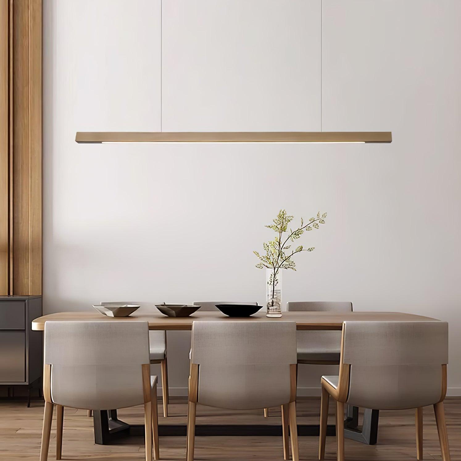 Calderwood Linear Wooden Pendant Light
