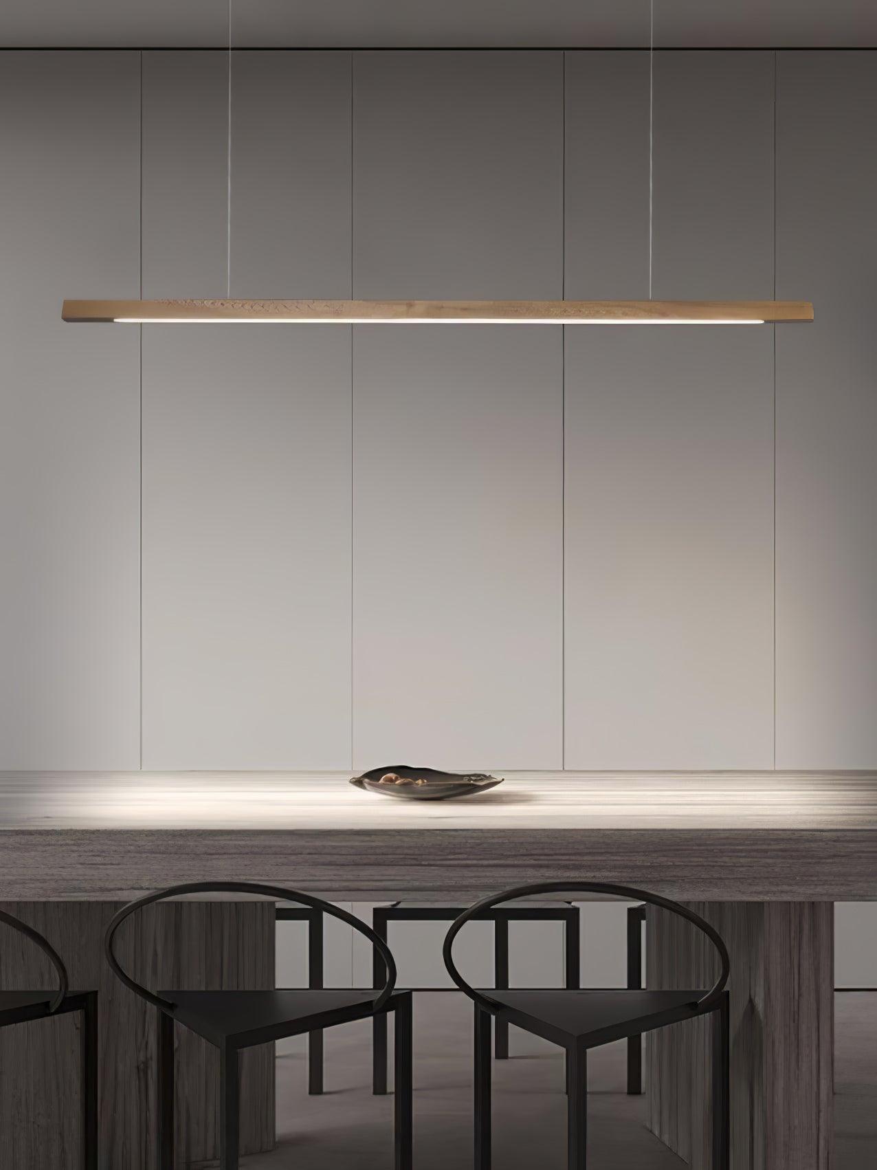 Calderwood Linear Wooden Pendant Light