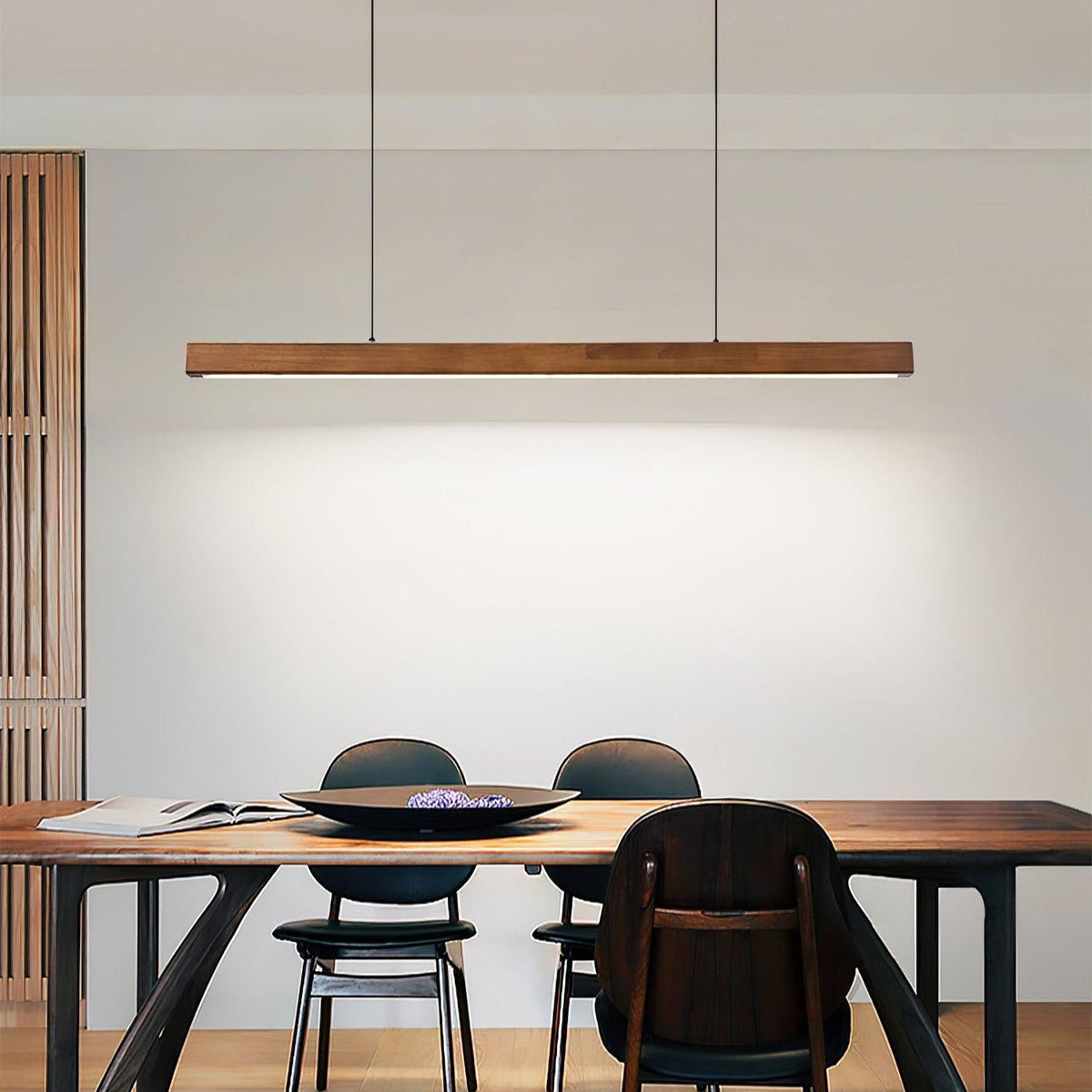 Calderwood Linear Wooden Pendant Light