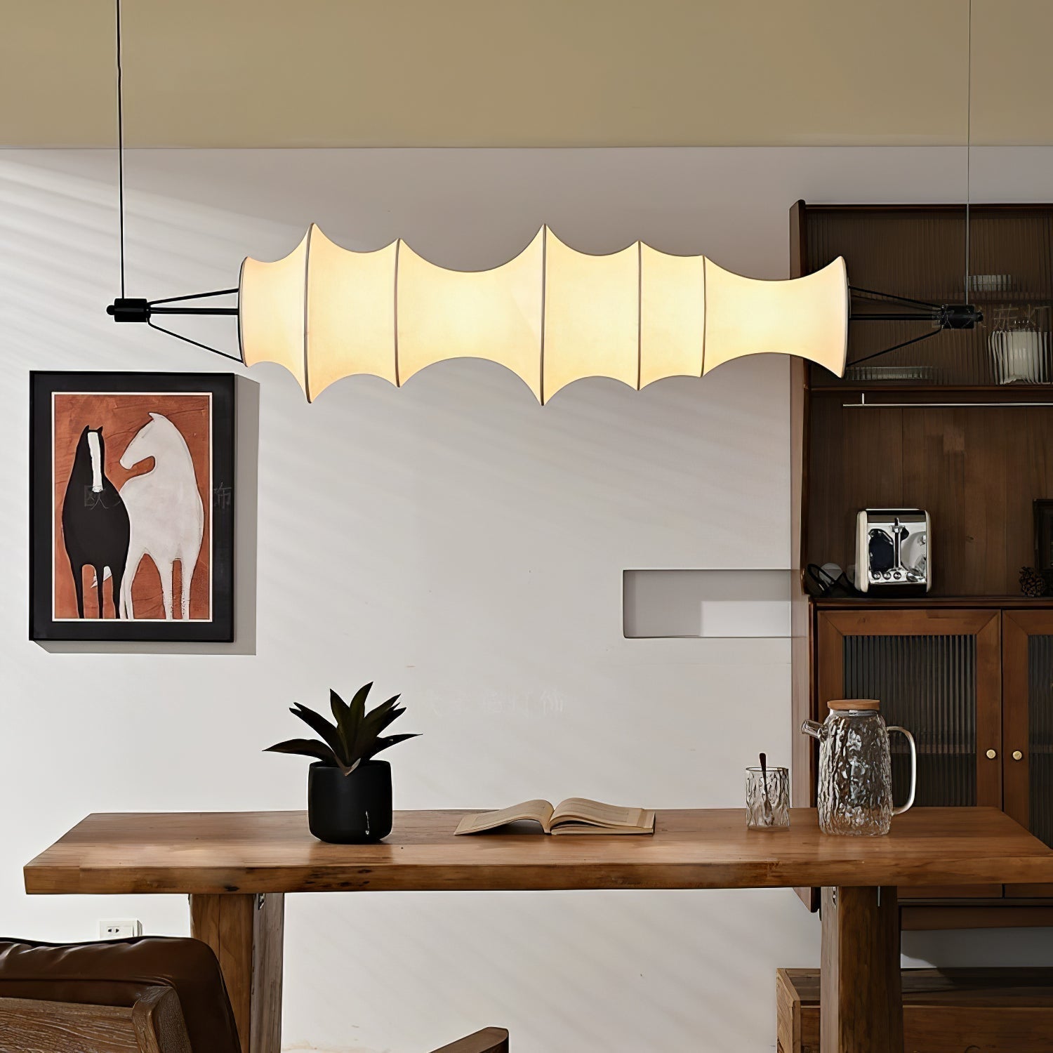 Avlorisra Art Elegance Silk Pendant Lamp