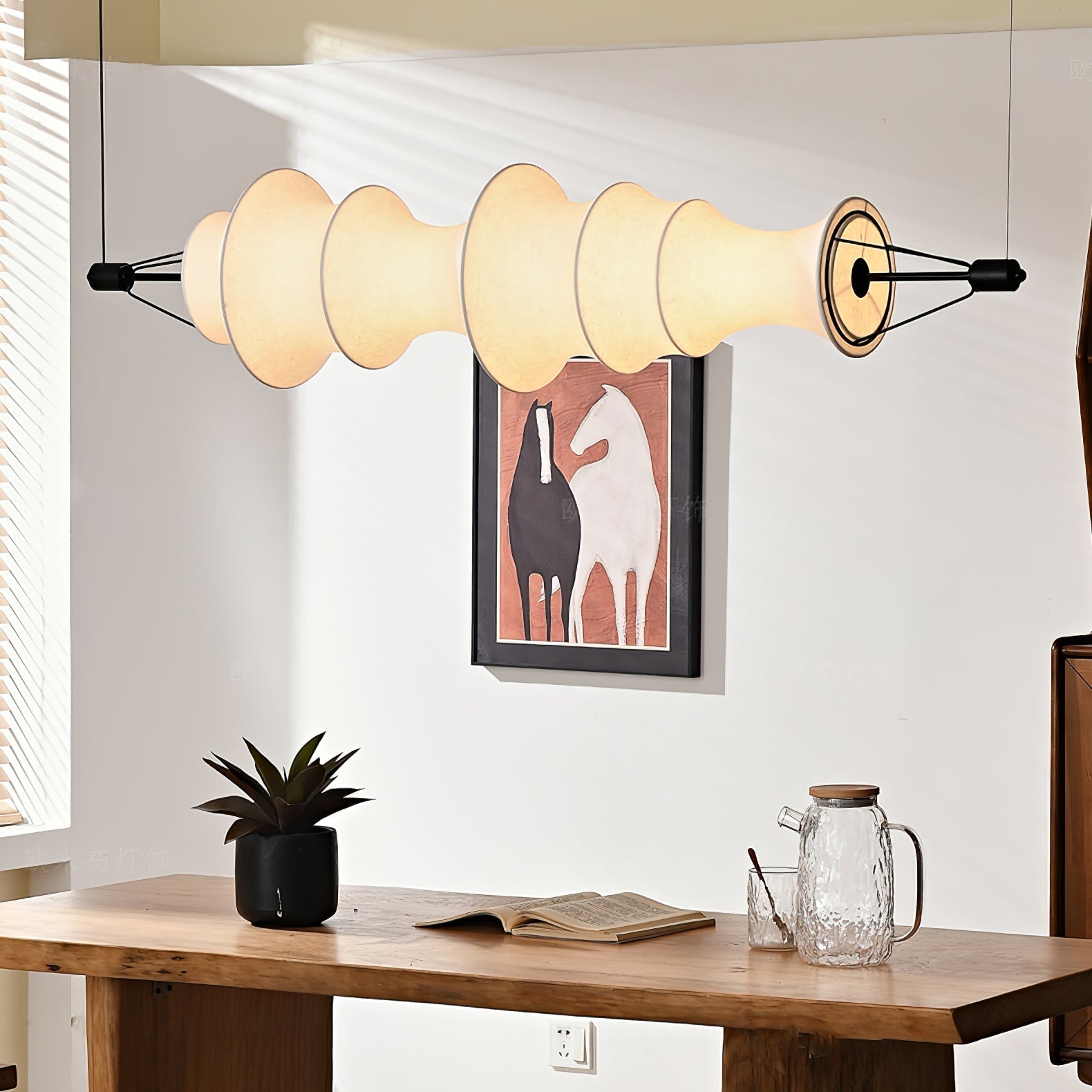 Avlorisra Art Elegance Silk Pendant Lamp