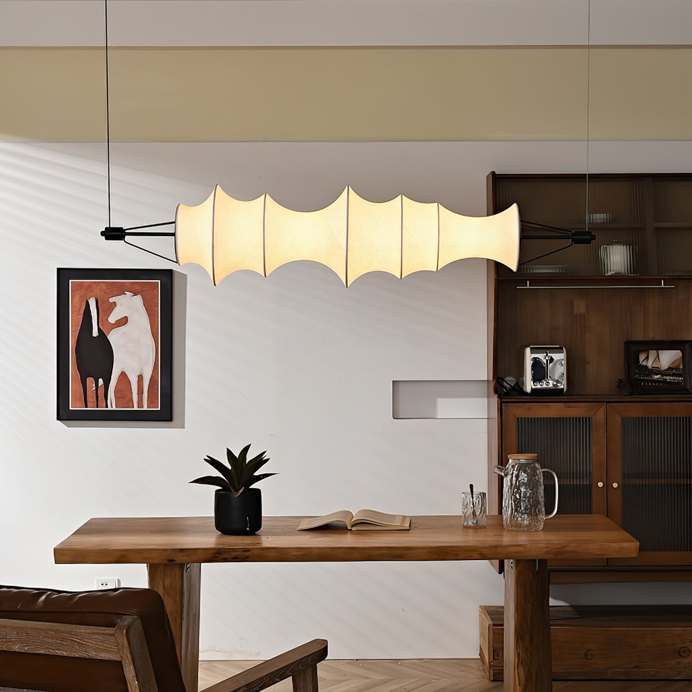 Avlorisra Art Elegance Silk Pendant Lamp