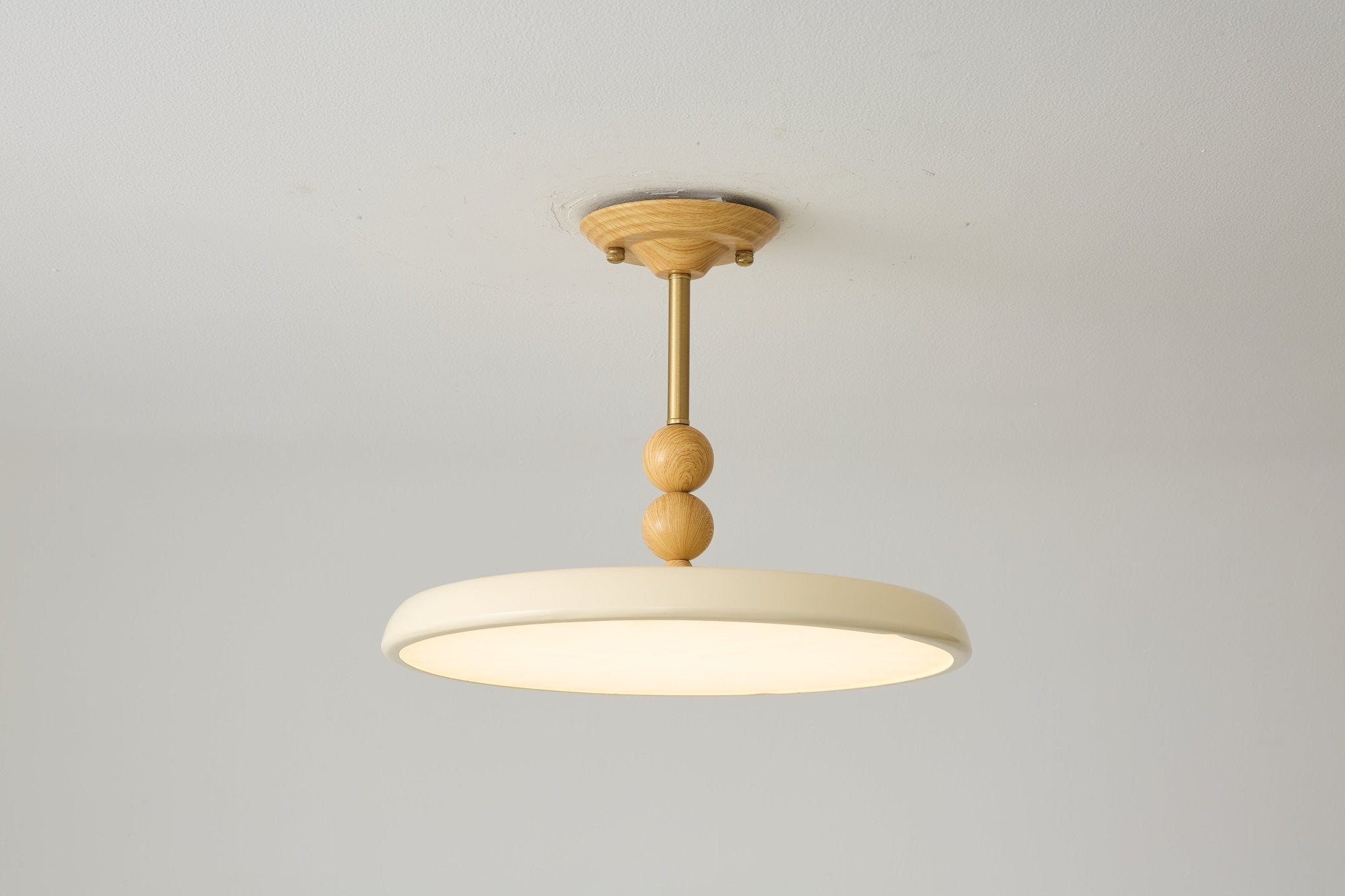 Solwick Scallop Flush Mount Ceiling Light