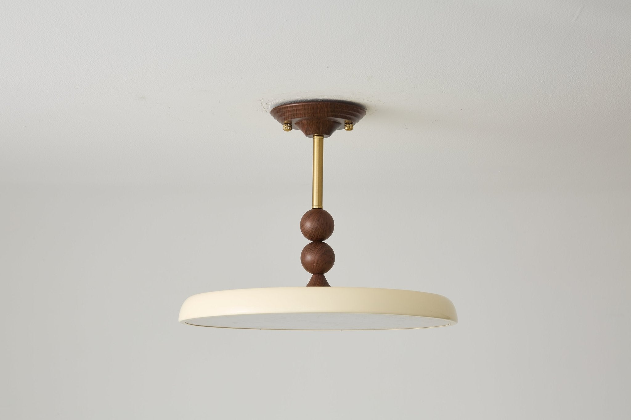 Solwick Scallop Flush Mount Ceiling Light