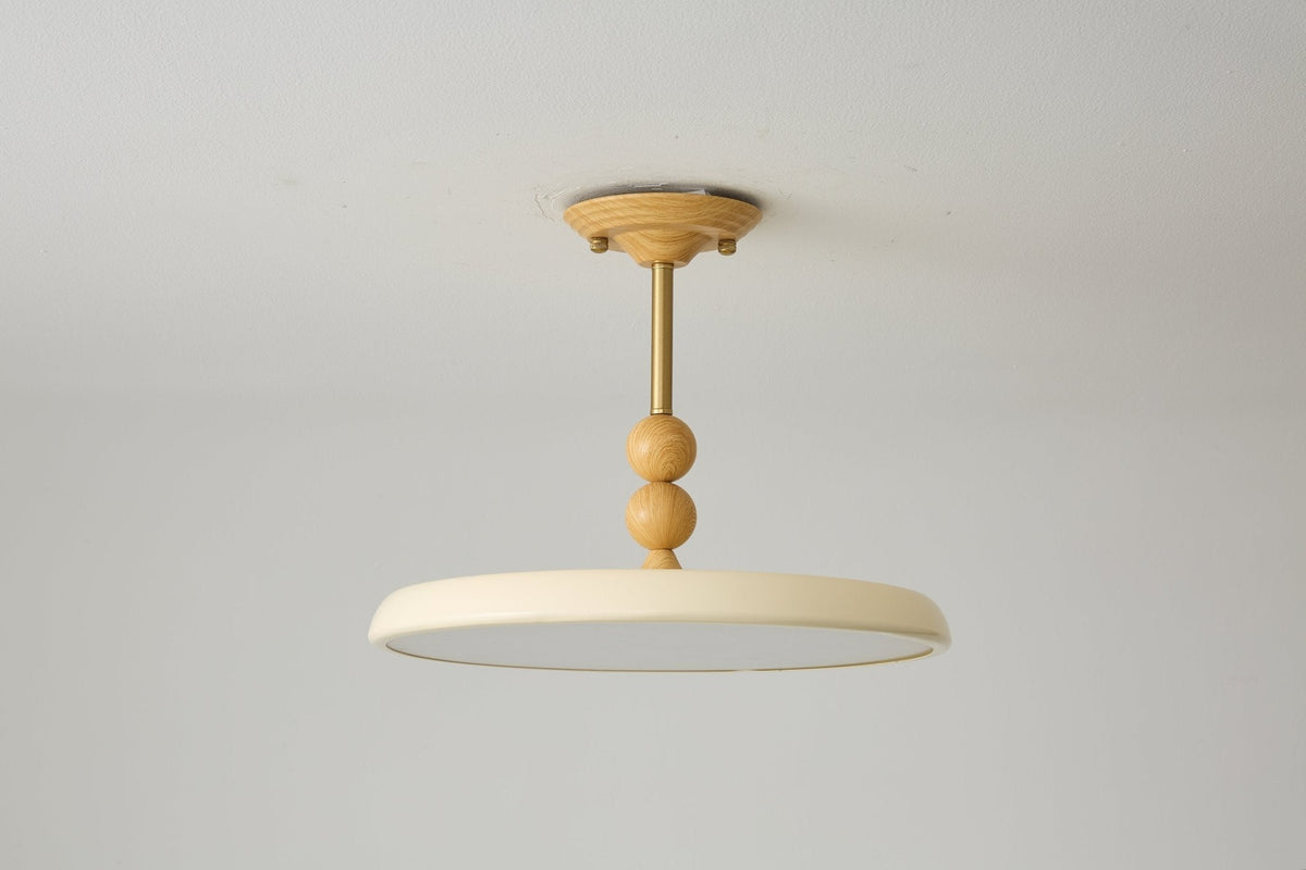 Solwick Scallop Flush Mount Ceiling Light