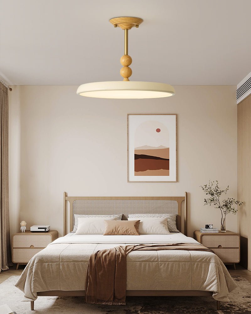 Solwick Scallop Flush Mount Ceiling Light