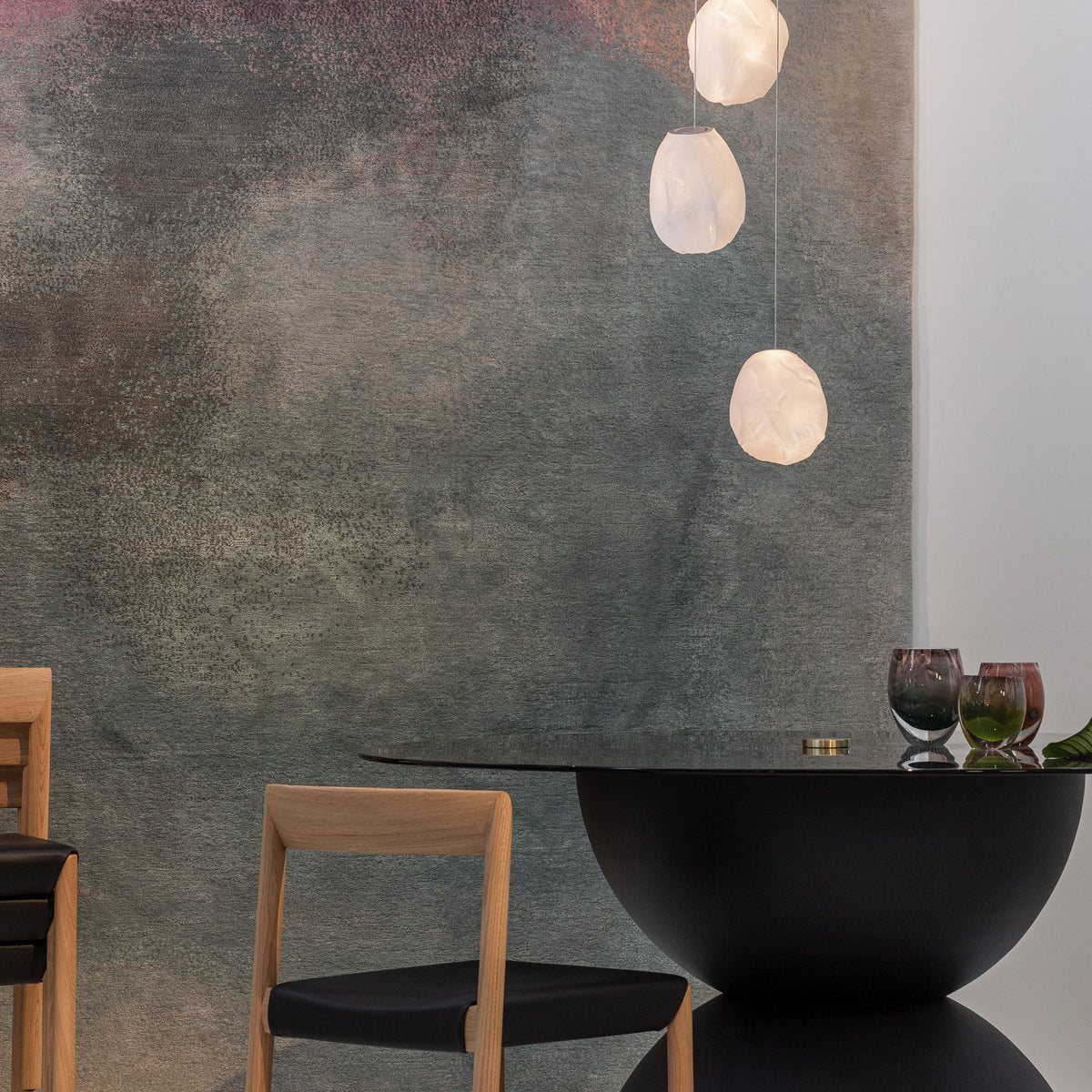 Celenelle Liquid Glass Stone Pendant Light