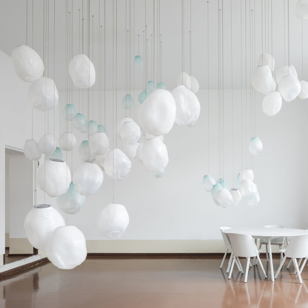 Celenelle Liquid Glass Stone Pendant Light