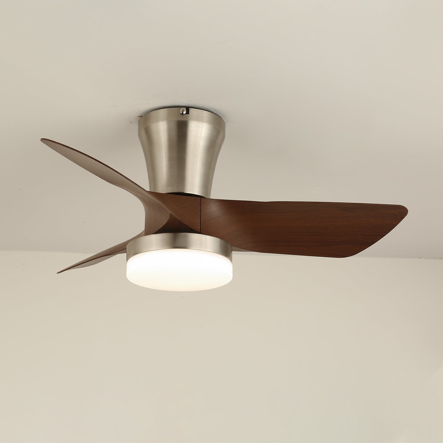 Trivon Modern Wood Ceiling Fan Light