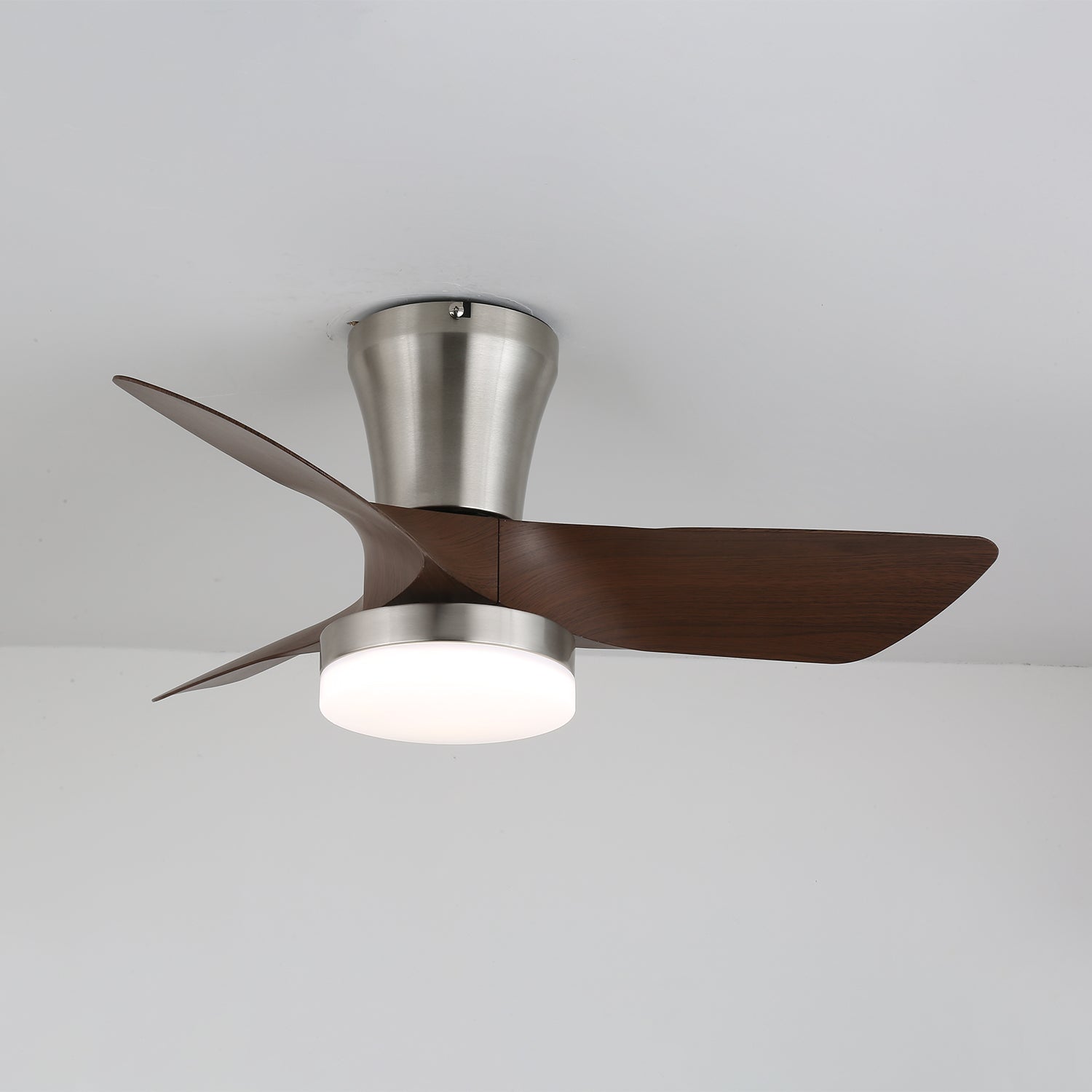 Trivon Modern Wood Ceiling Fan Light