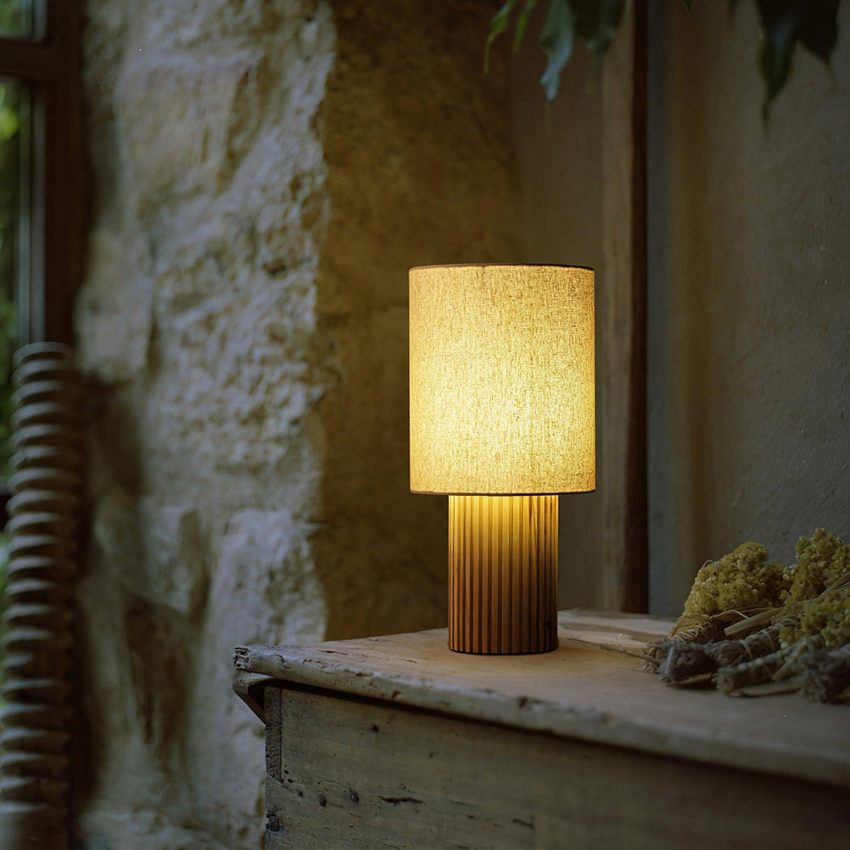 Grove Vintage Fabric Table Lamp