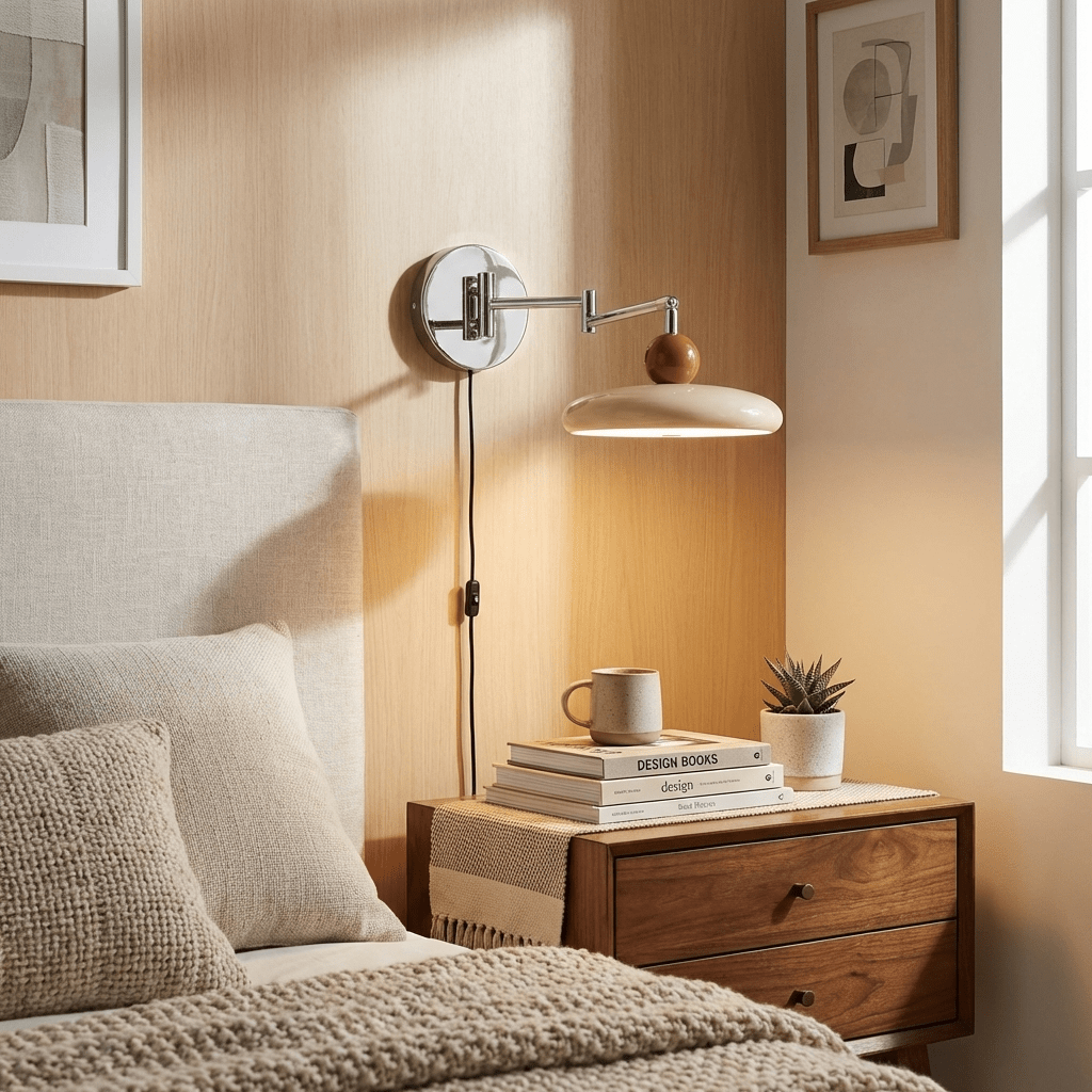 Caspstead Lola Plug In Indoor Wall Light