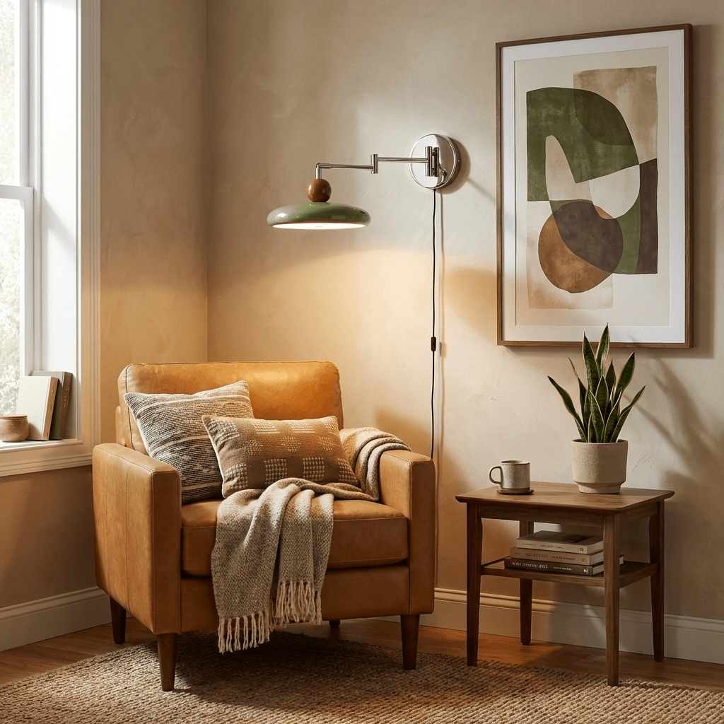 Caspstead Lola Plug In Indoor Wall Light