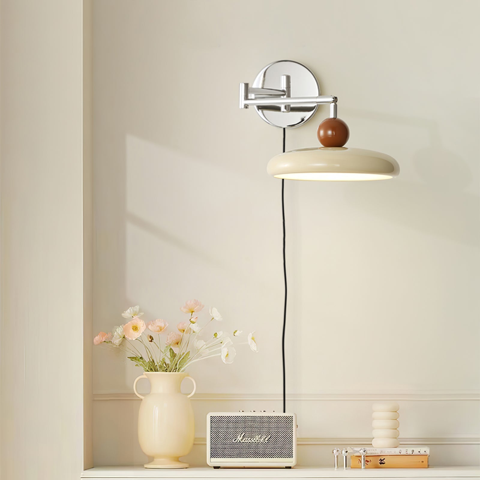 Caspstead Lola Plug In Indoor Wall Light