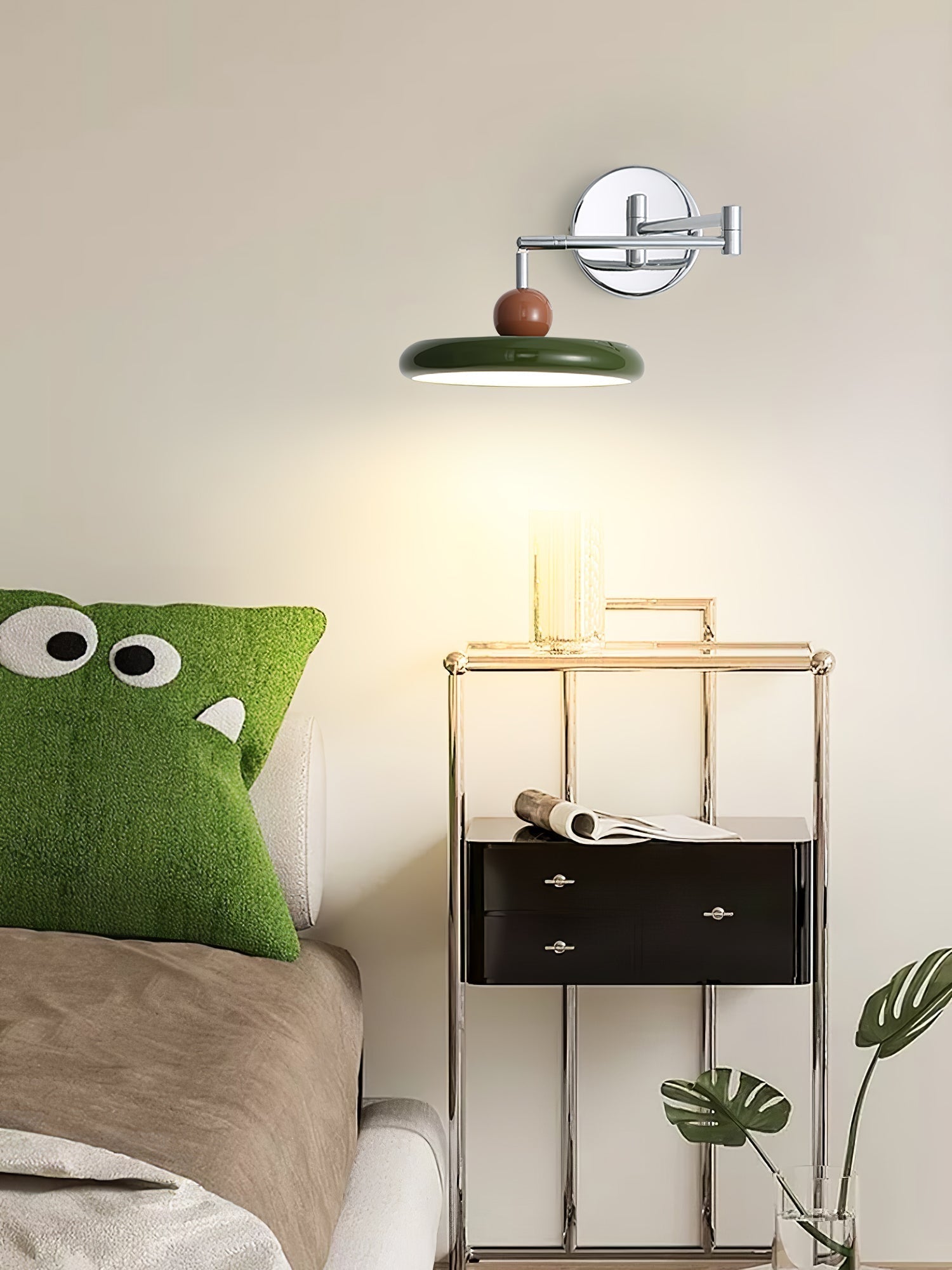 Virelse Vintage Acrylic Wall Lamp - Neutral Decor