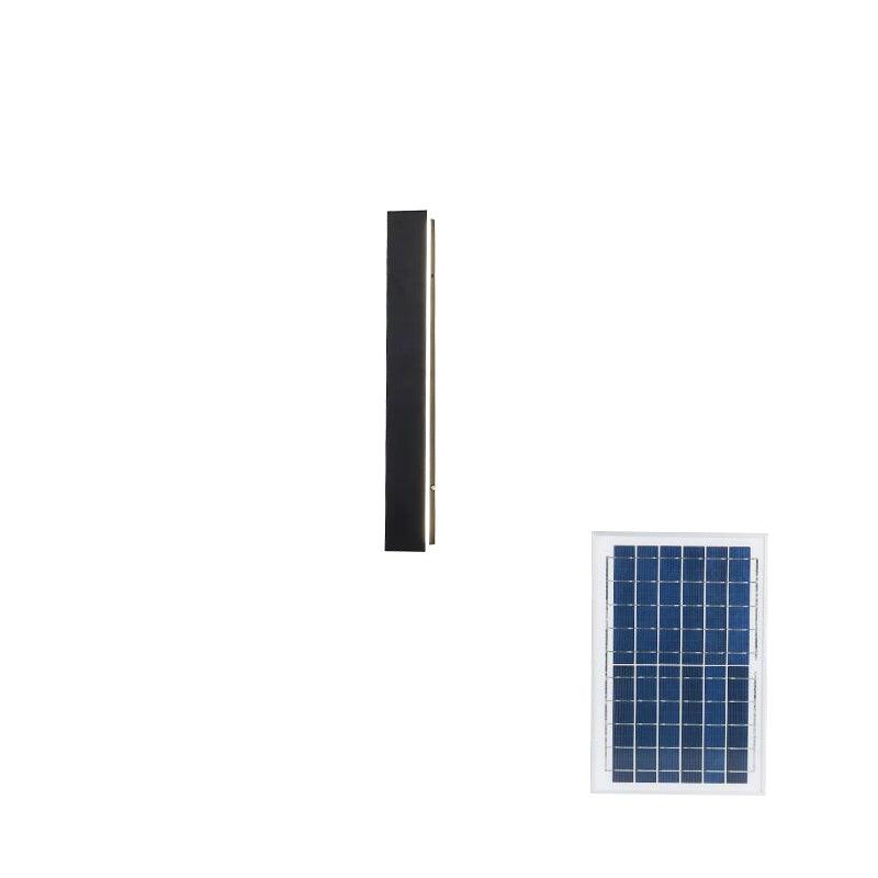Renalira Long Strip Solar Outdoor Sconce
