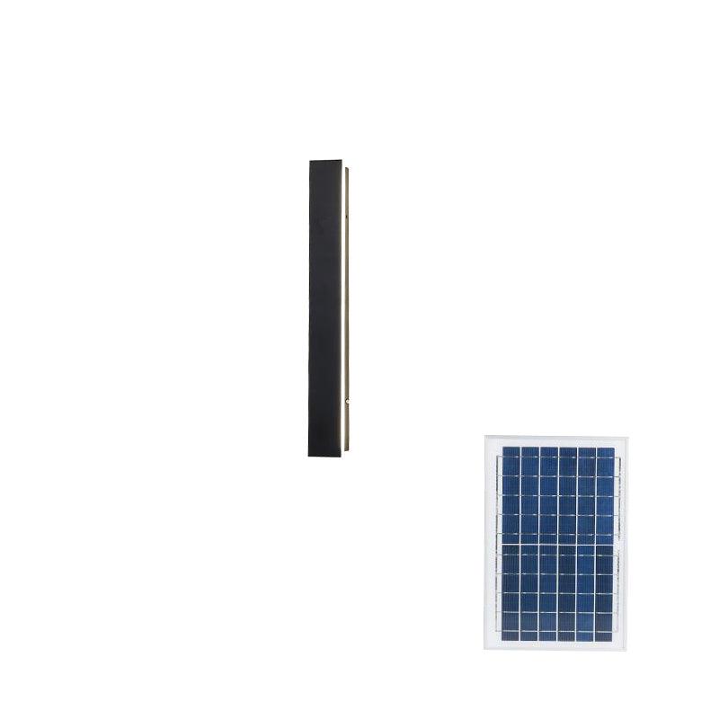 Renalira Long Strip Solar Outdoor Sconce
