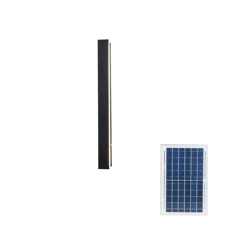 Renalira Long Strip Solar Outdoor Sconce