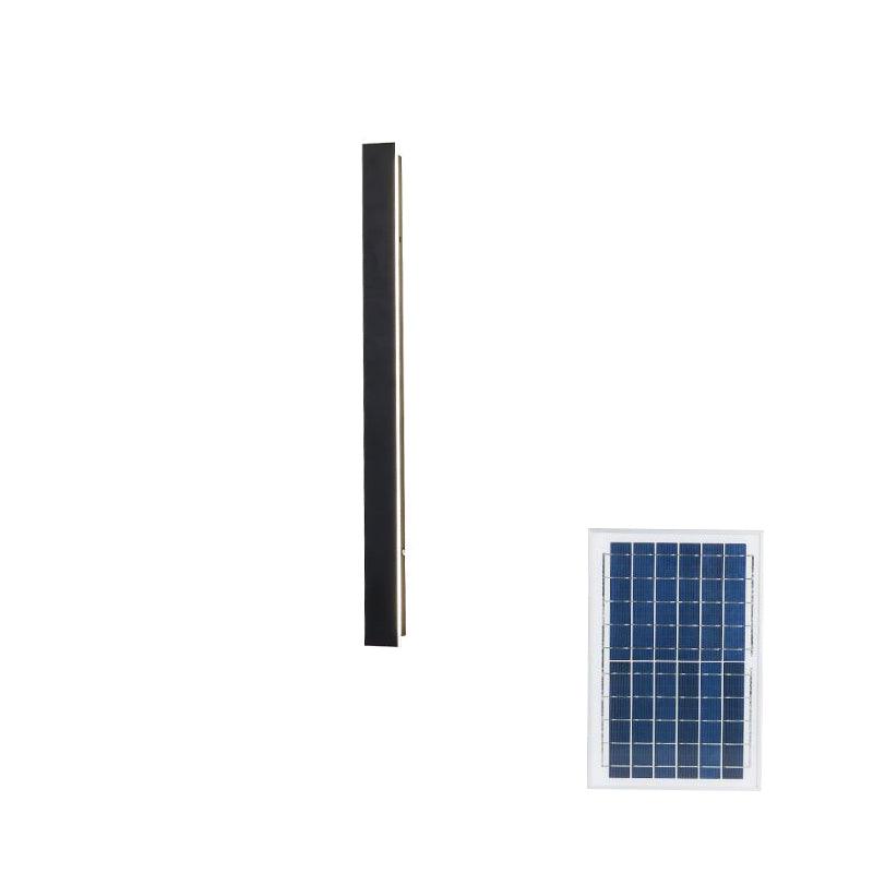 Renalira Long Strip Solar Outdoor Sconce