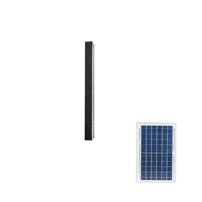 Renalira Long Strip Solar Outdoor Sconce