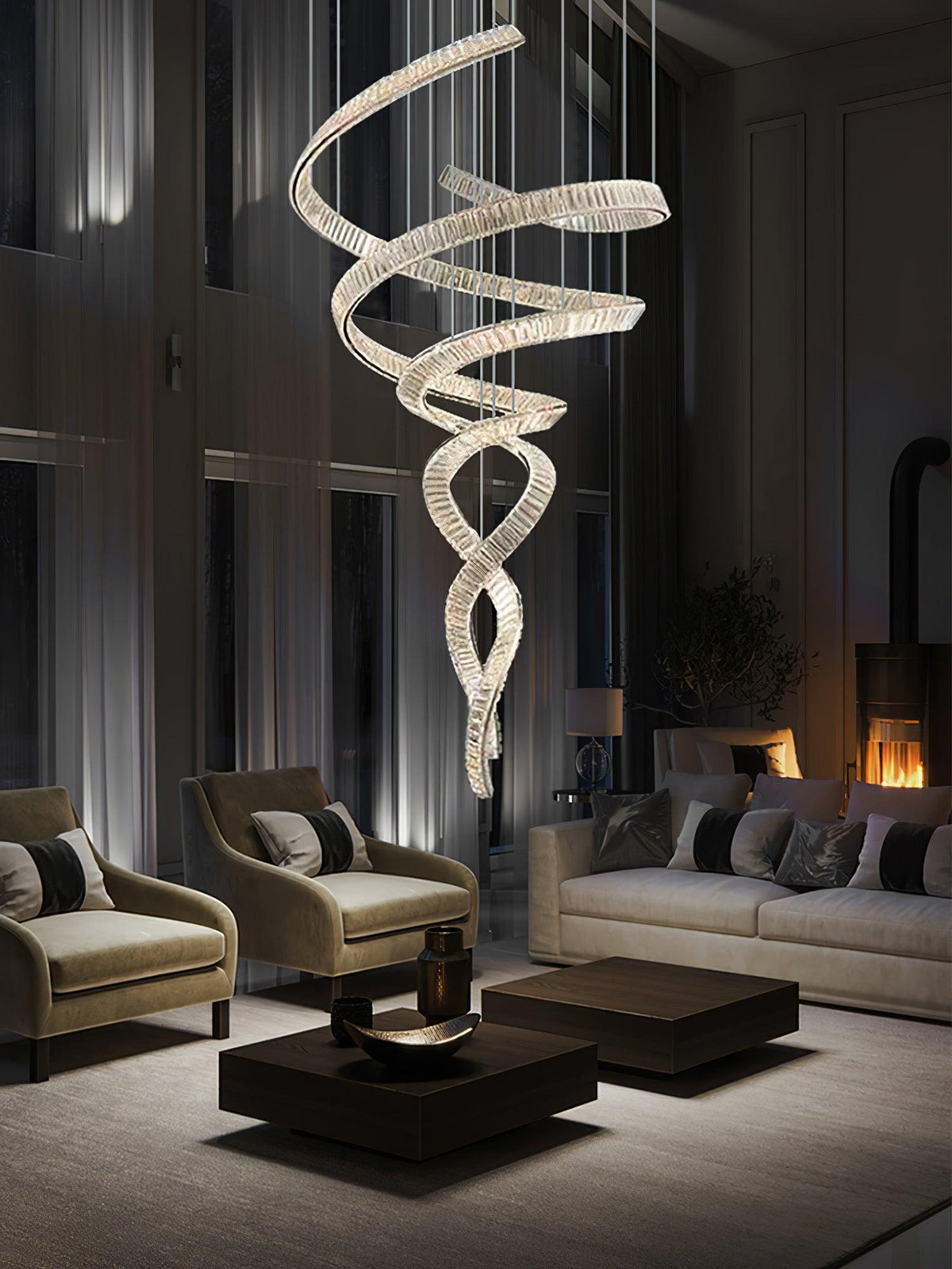 Cotalan Fluid Gold Pendant Light