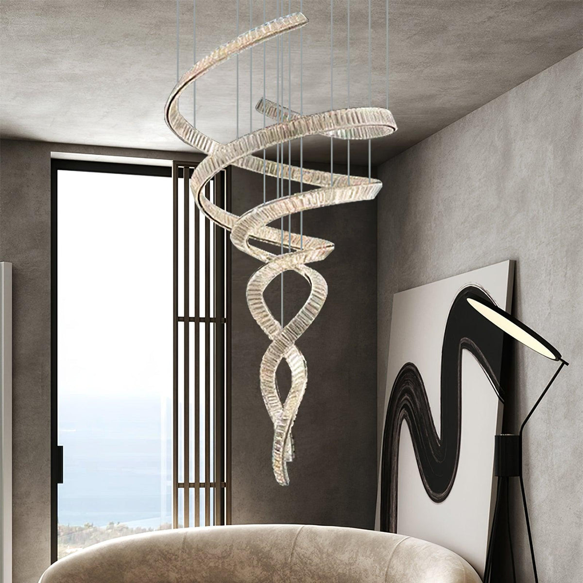 Cotalan Fluid Gold Pendant Light