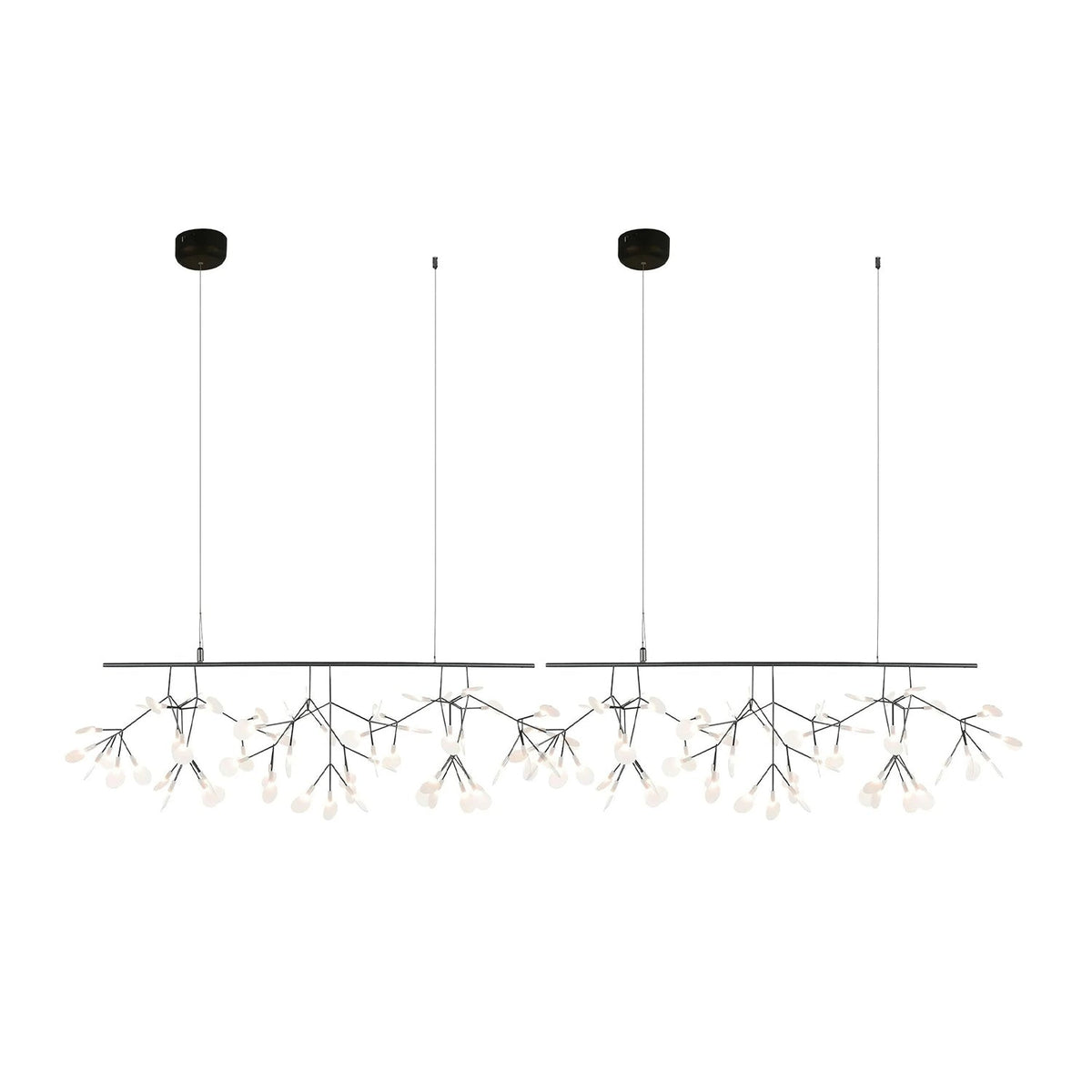 Brenwen Chandelier LED Branch Long Linear Artistic