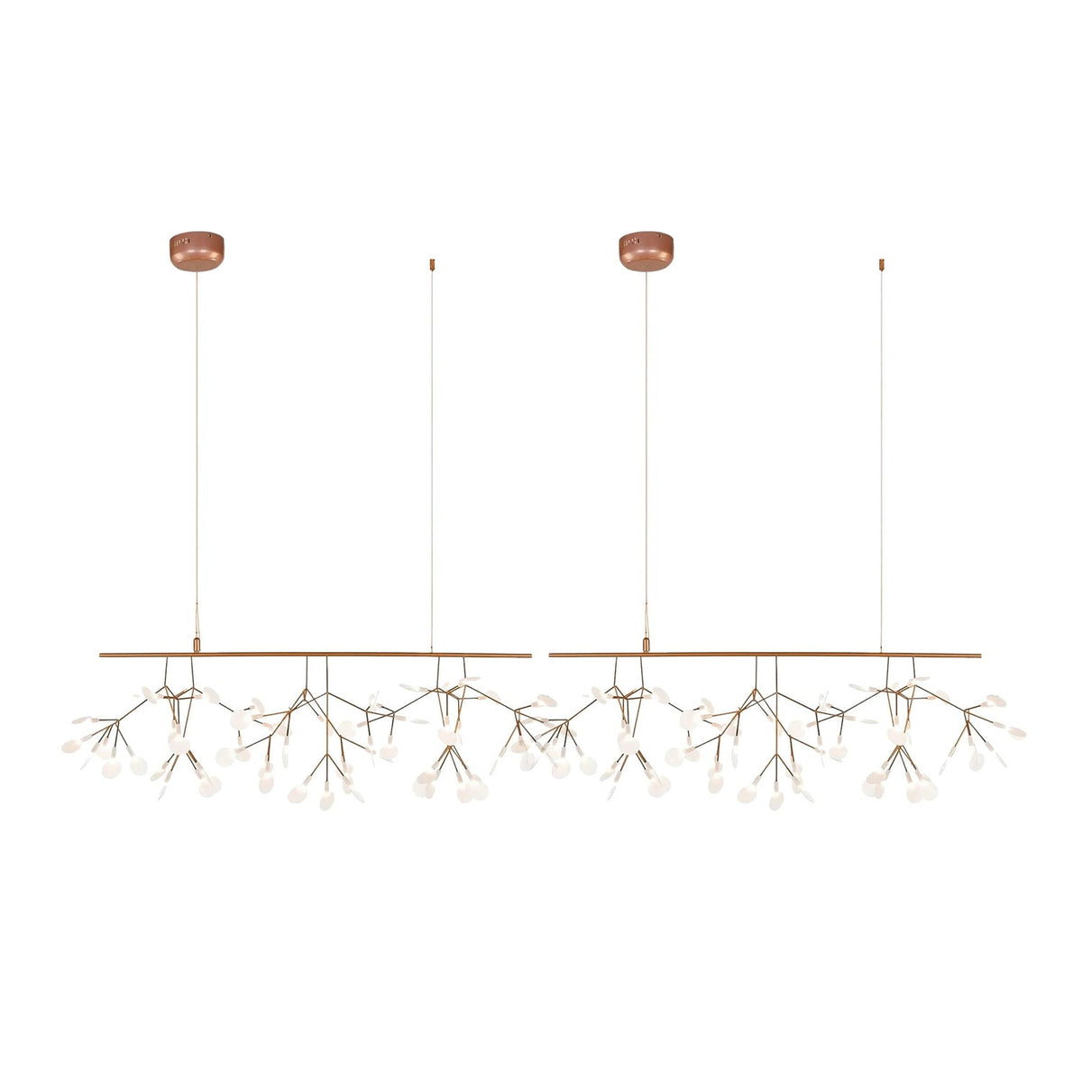 Brenwen Chandelier LED Branch Long Linear Artistic