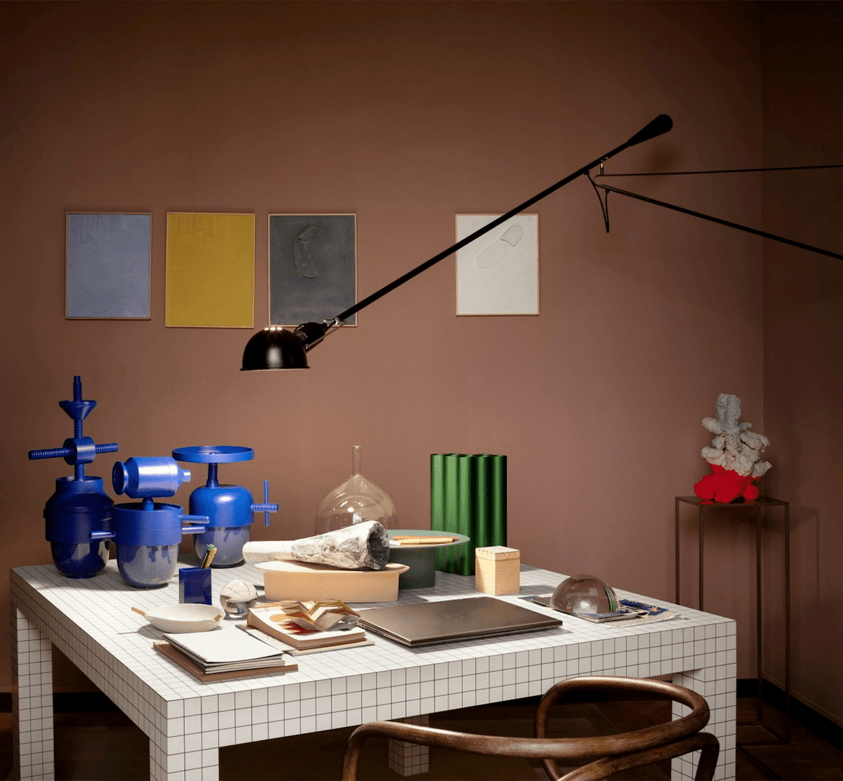 Vellaro Long Swing Arm Wall Lamp