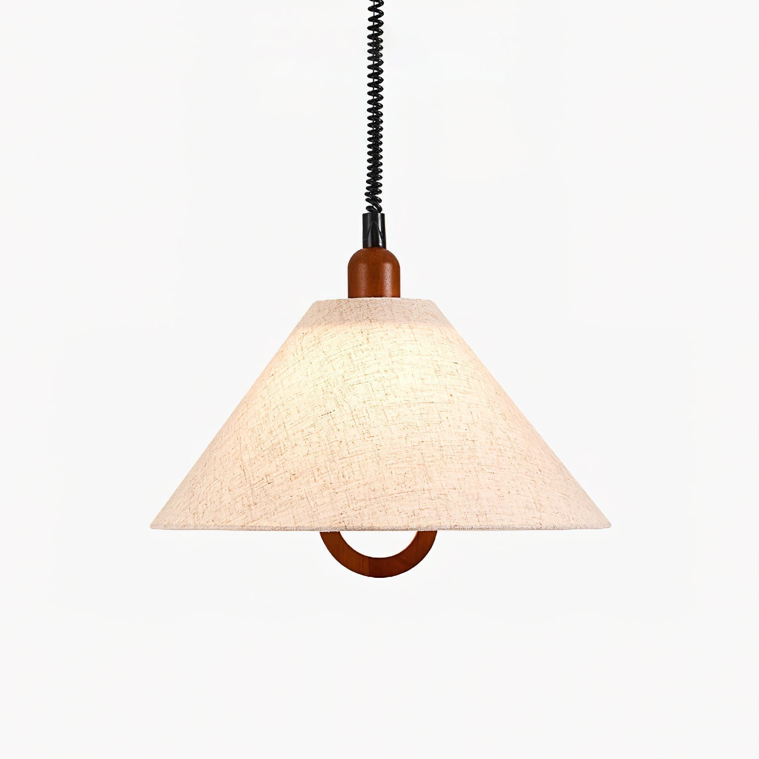 Alcaria Premium Nordic Art Fabric Wood Pendant Lamp
