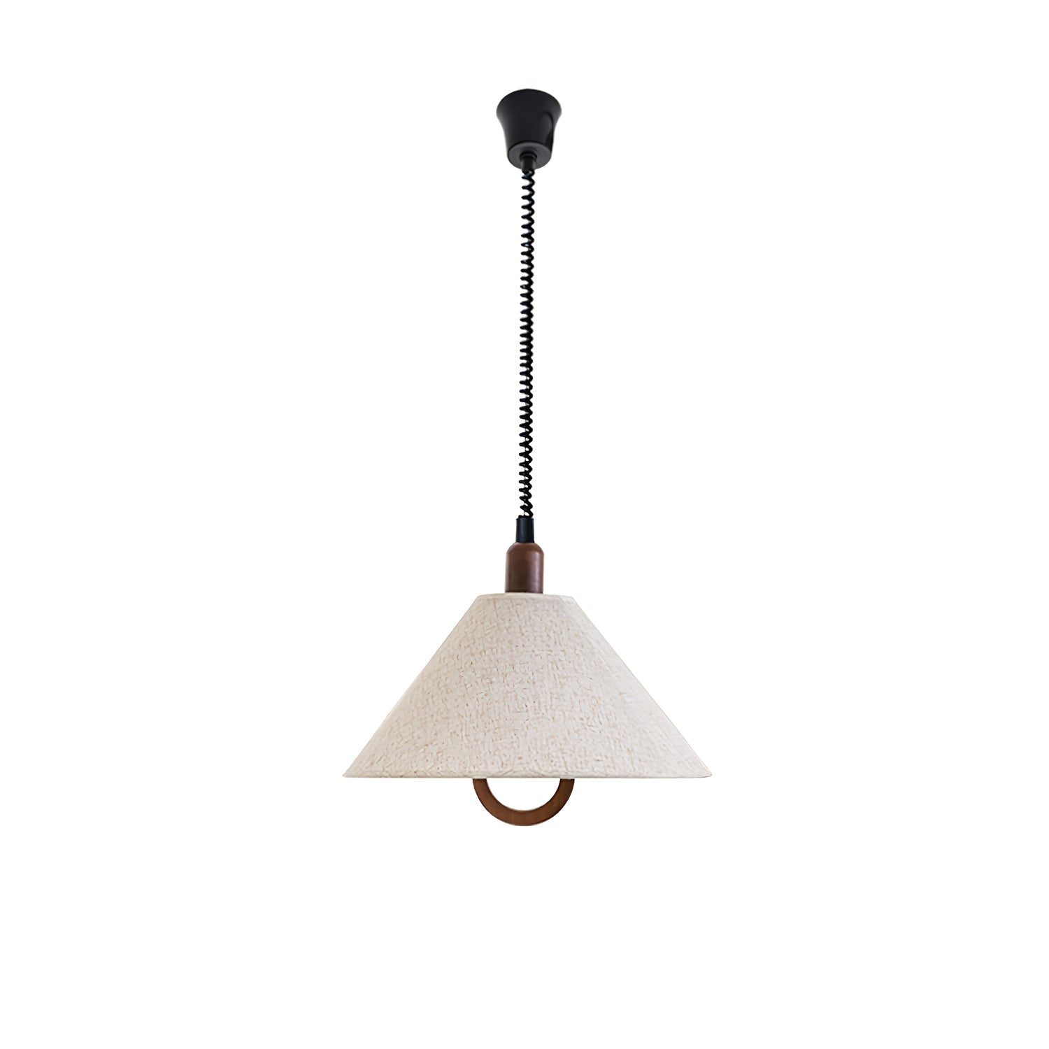 Alcaria Premium Nordic Art Fabric Wood Pendant Lamp
