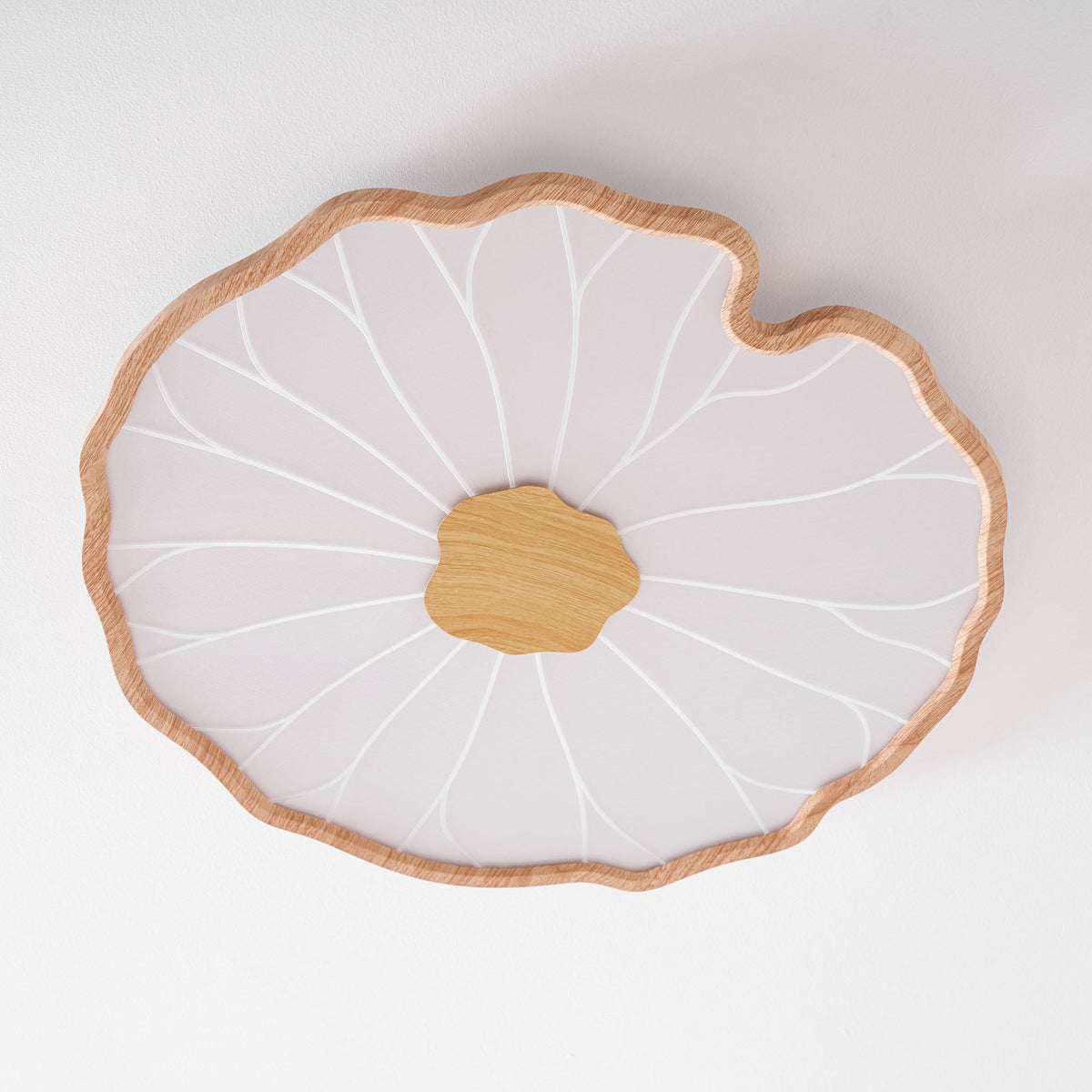 Miramere Lotus Leaf Acrylic Flush Mount Ceiling Light