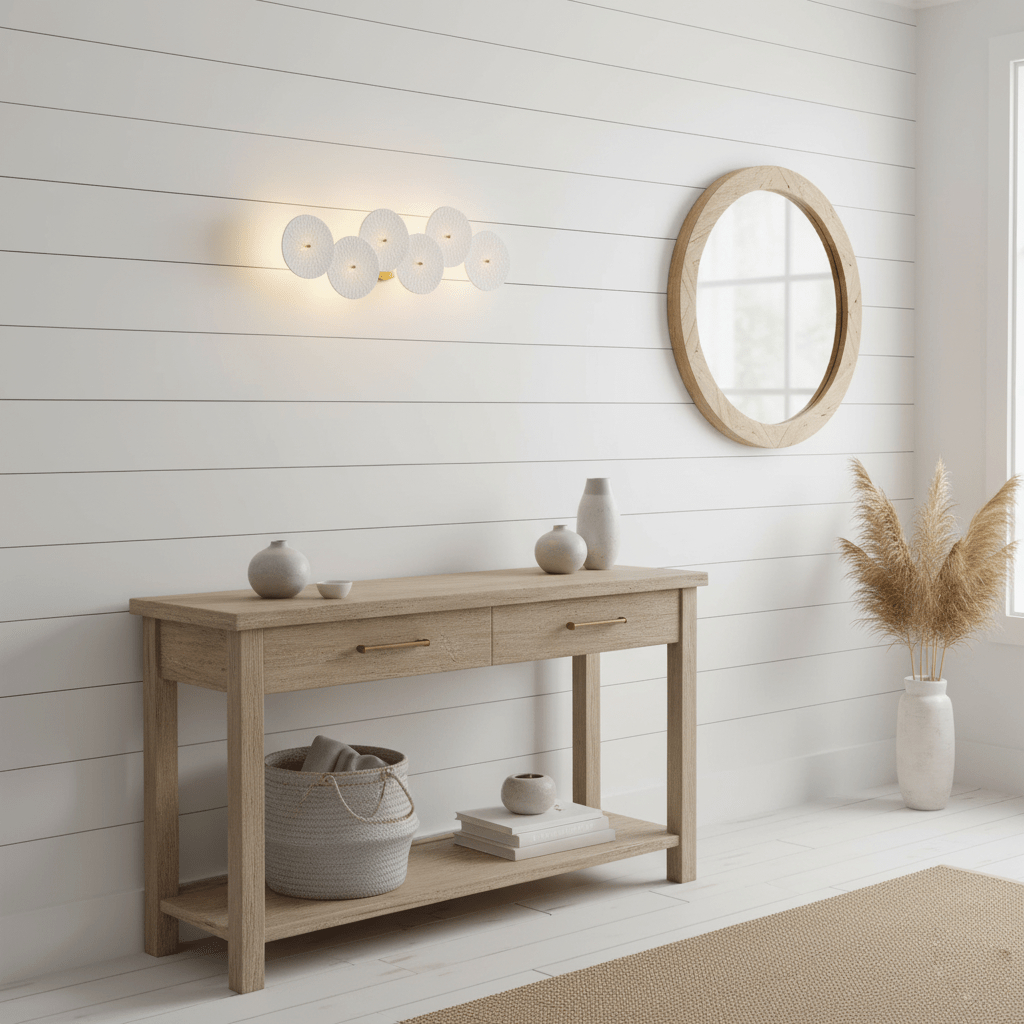 Fairhaven Lotus Petal Indoor Wall Light