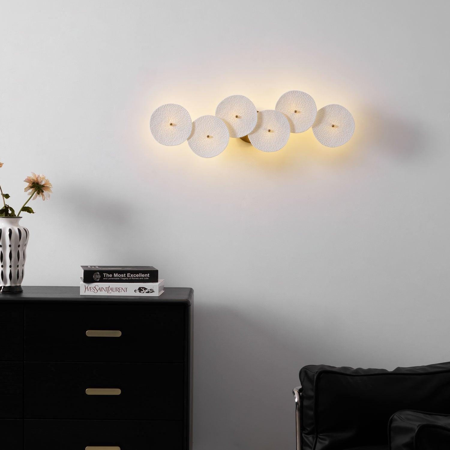 Fairhaven Lotus Petal Indoor Wall Light