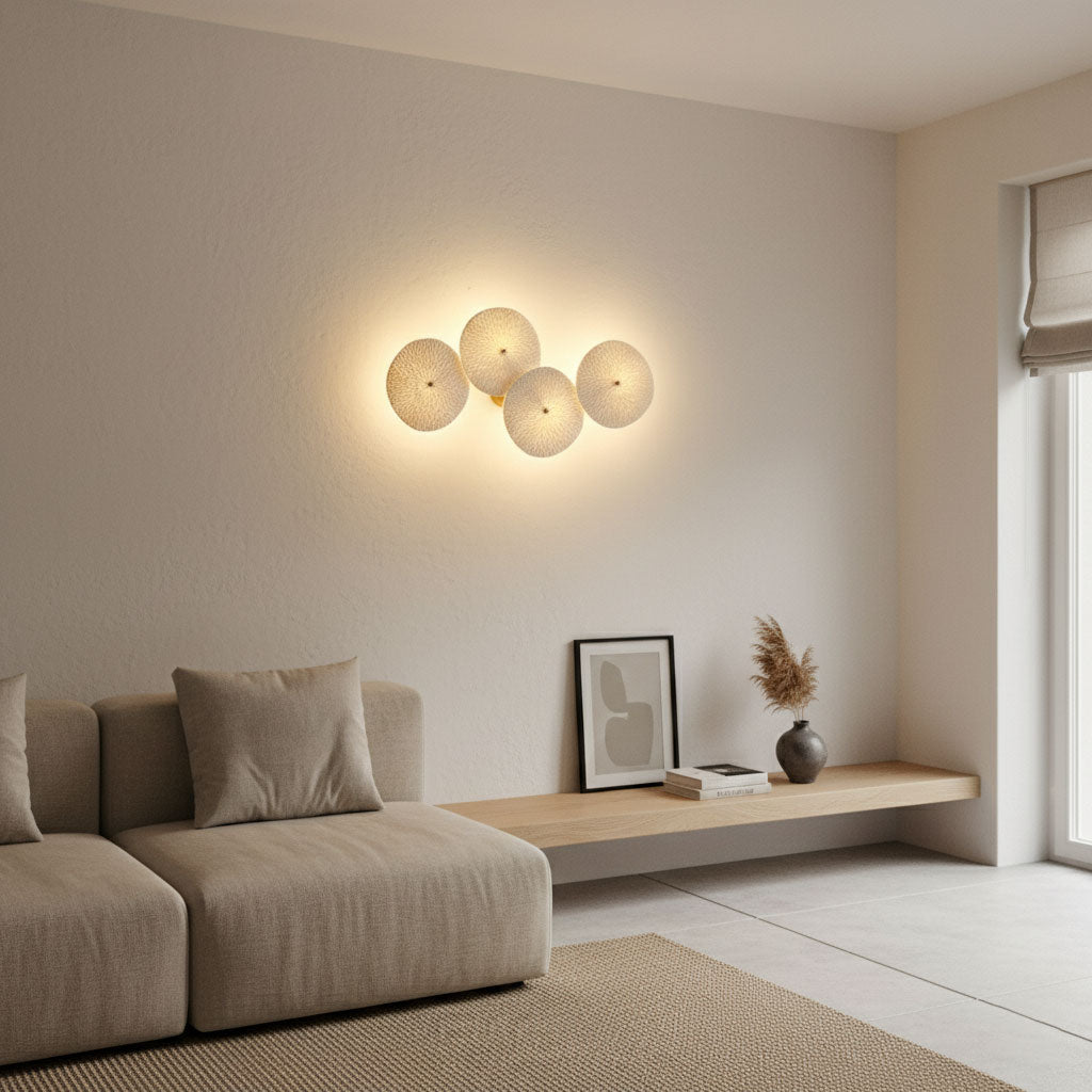 Fairhaven Lotus Petal Indoor Wall Light