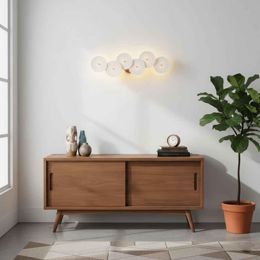 Fairhaven Lotus Petal Indoor Wall Light
