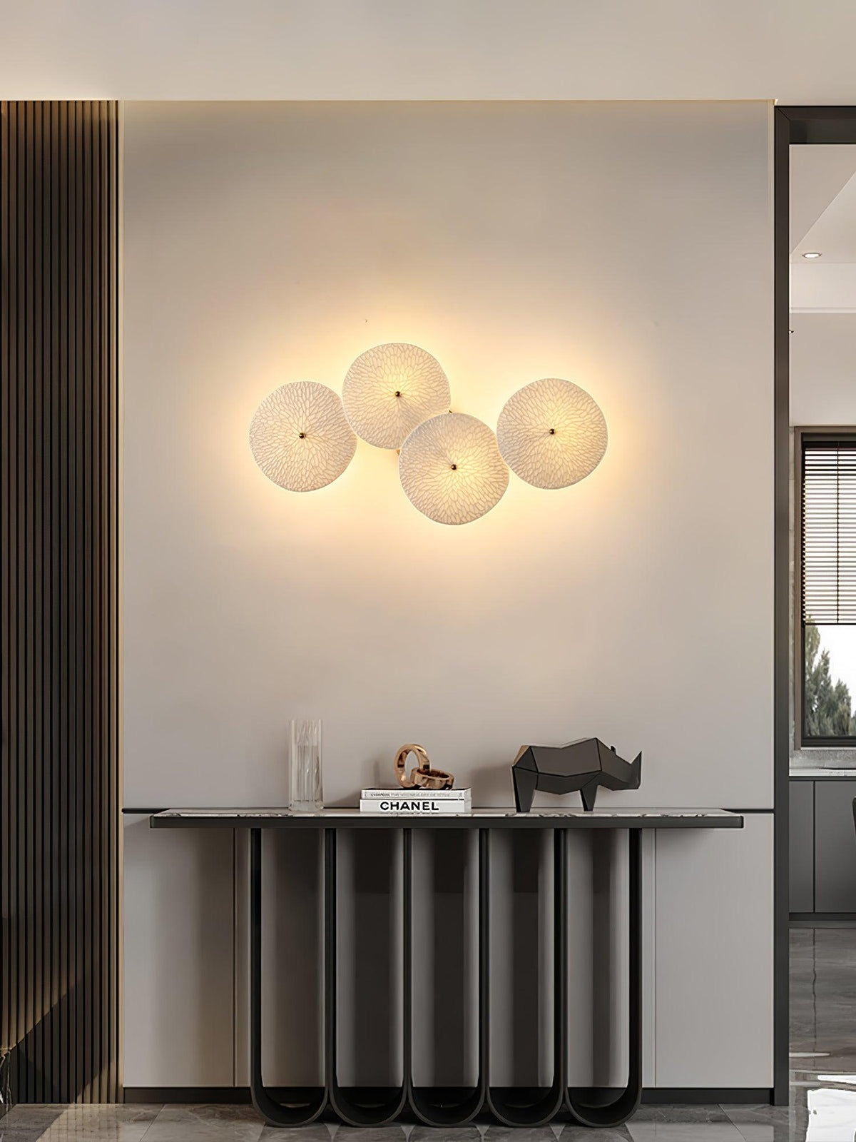 Fairhaven Lotus Petal Indoor Wall Light
