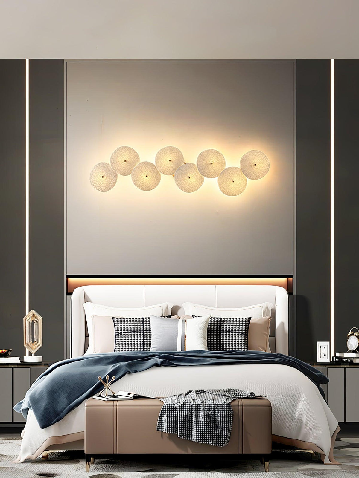 Fairhaven Lotus Petal Indoor Wall Light