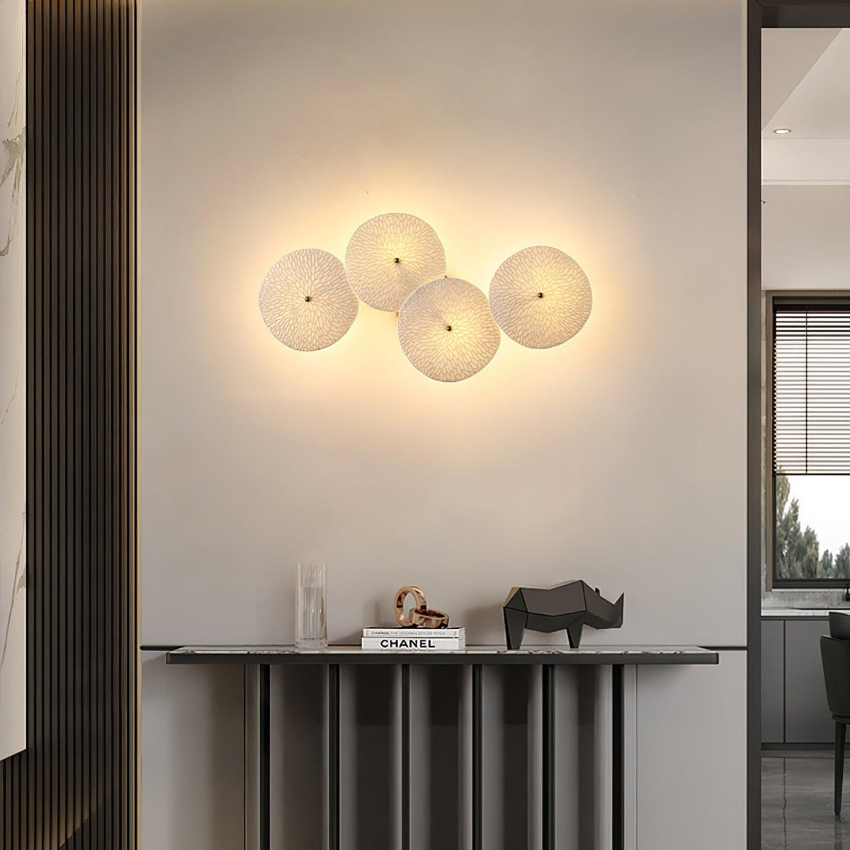 Fairhaven Lotus Petal Indoor Wall Light