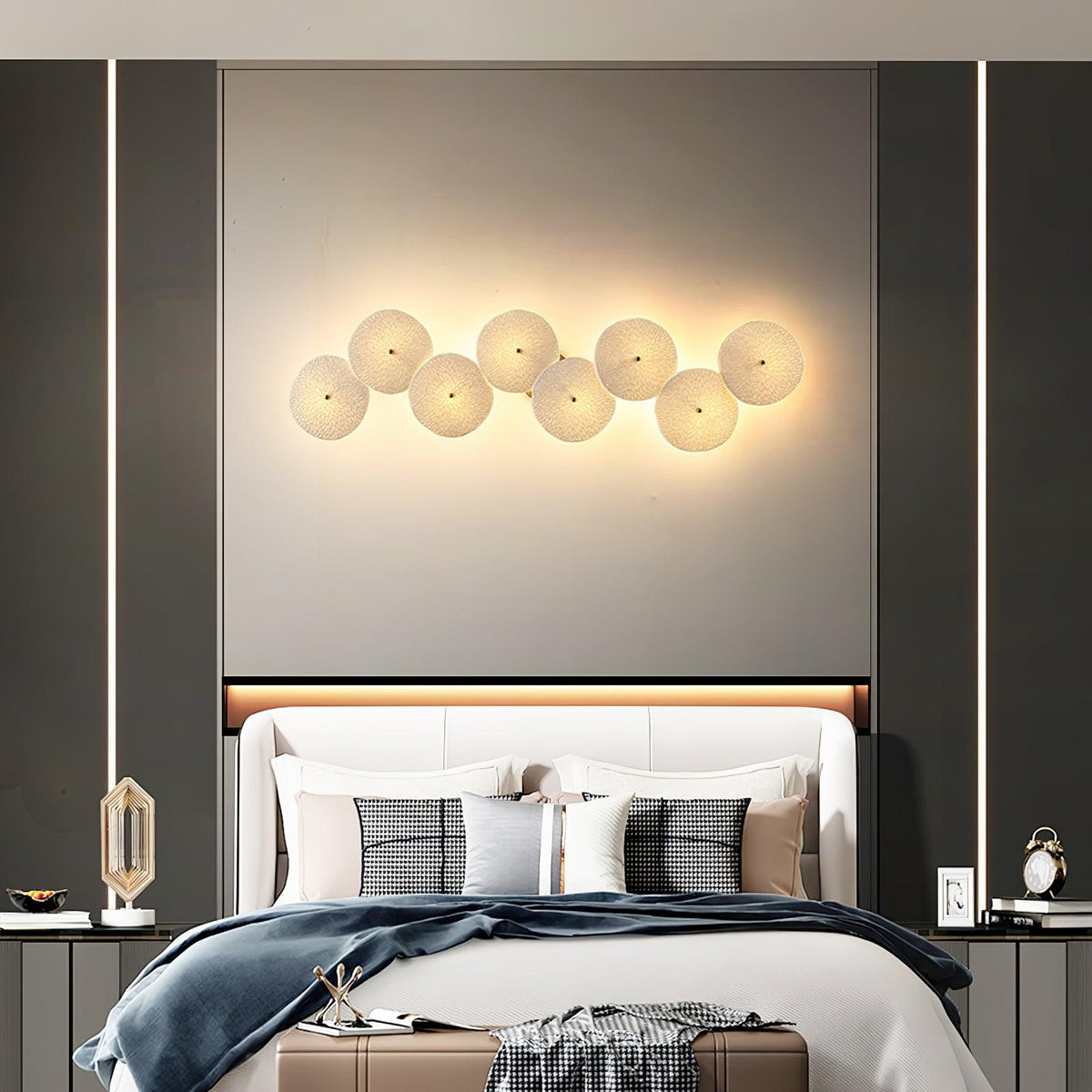 Fairhaven Lotus Petal Indoor Wall Light