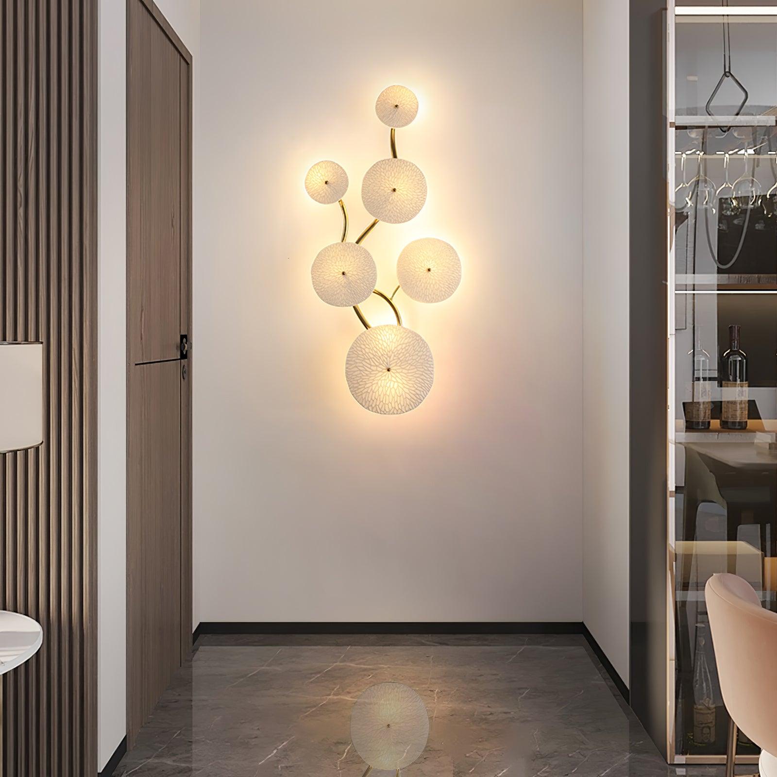 Fairhaven Lotus Petal Indoor Wall Light