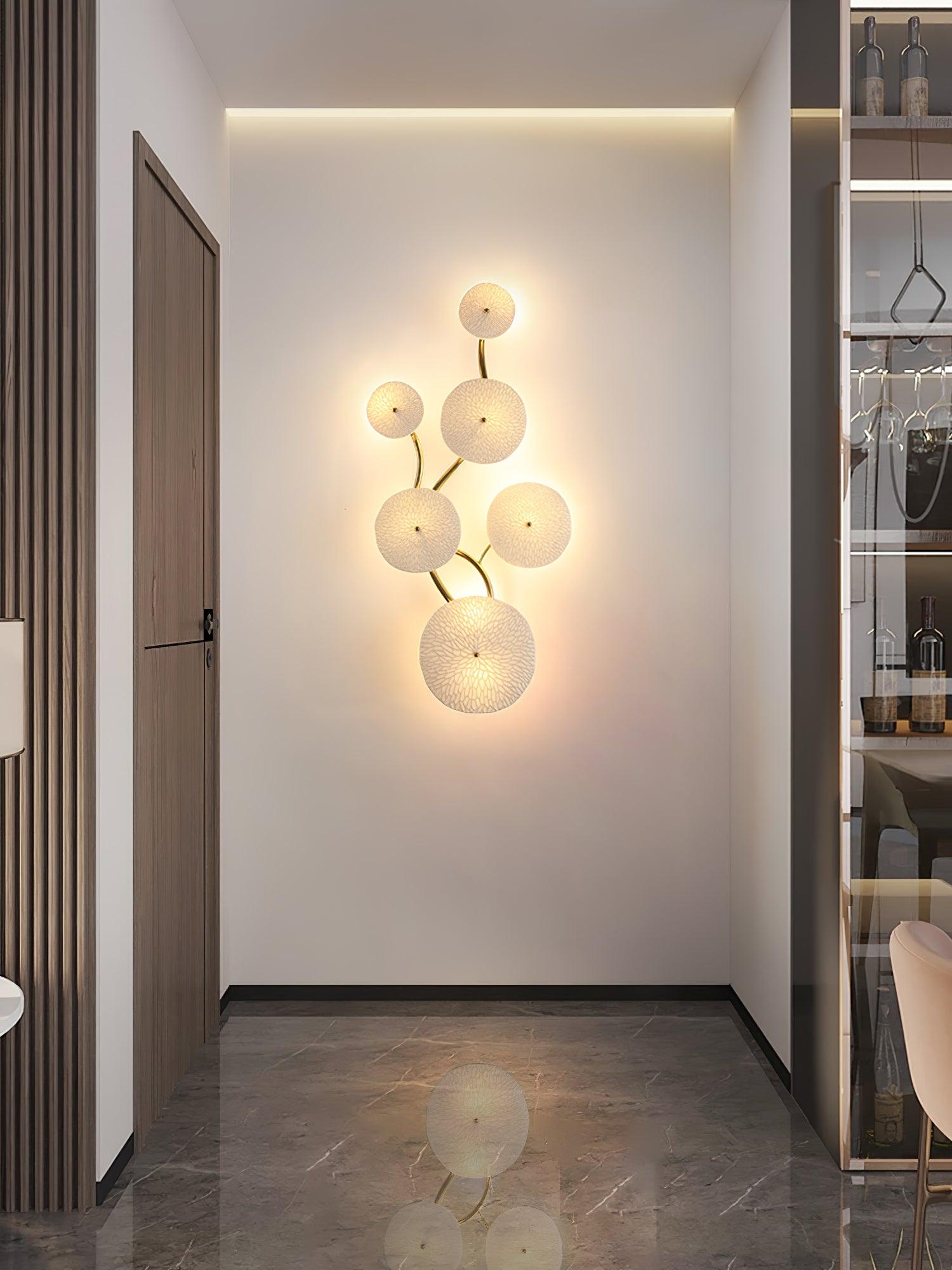 Fairhaven Lotus Petal Indoor Wall Light