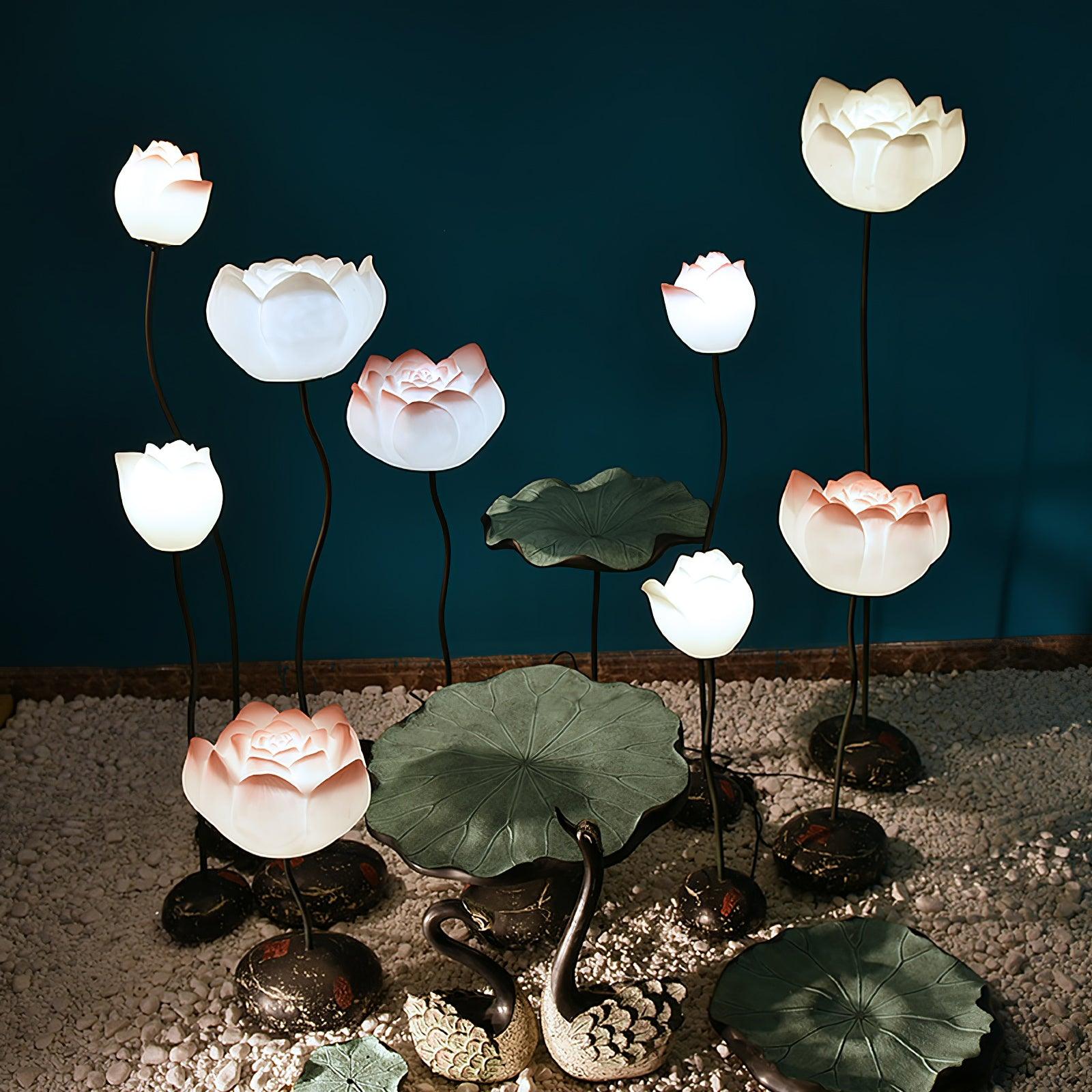 Arixen Elegant Lotus Floor Lamp