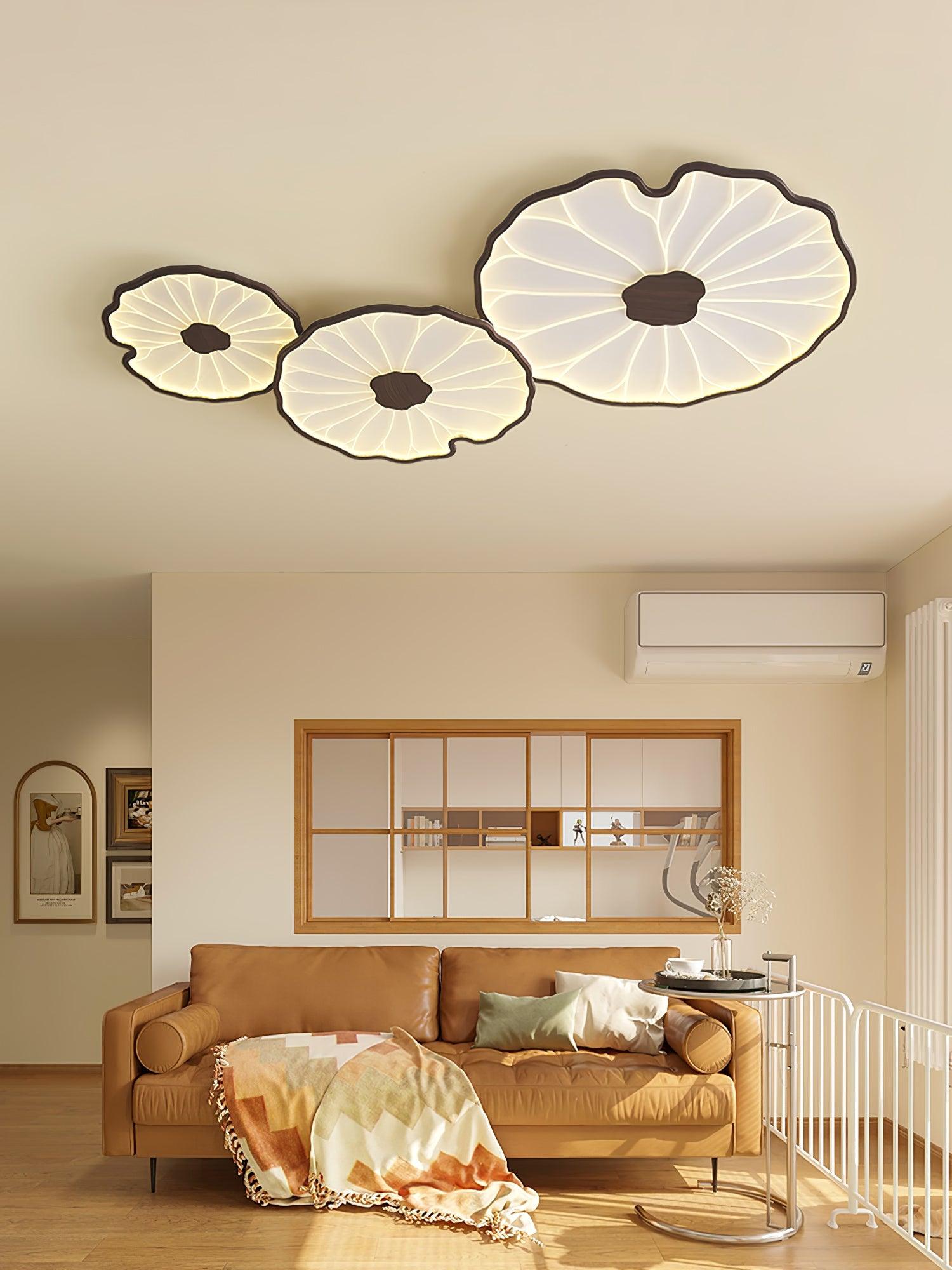 Amelie Floral Wooden Ceiling Light
