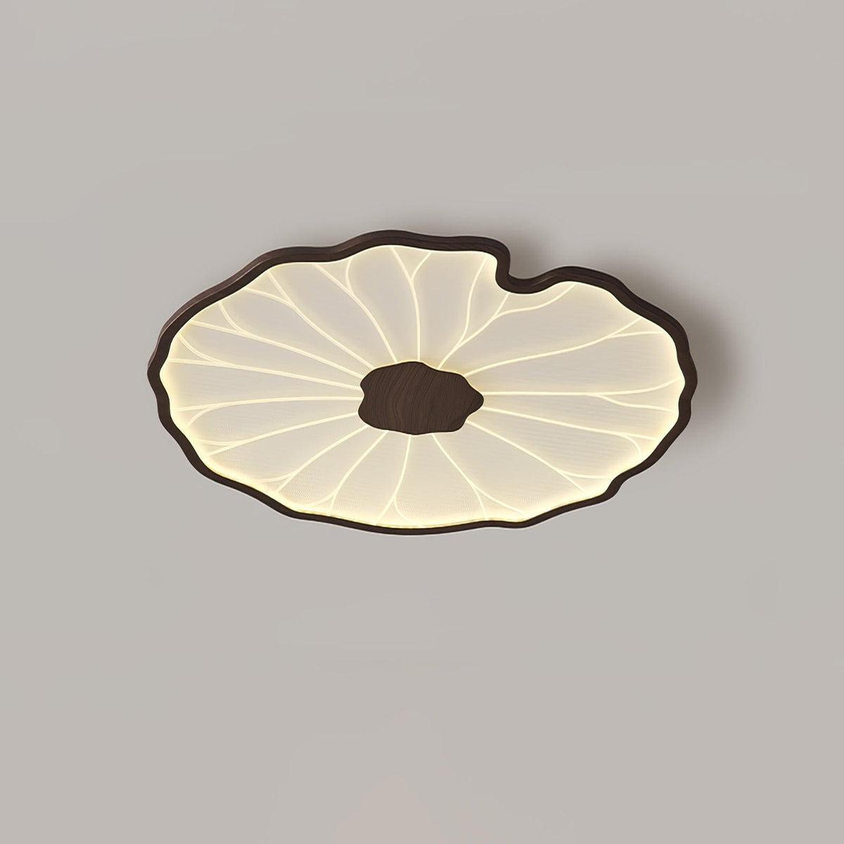 Miramere Lotus Leaf Acrylic Flush Mount Ceiling Light