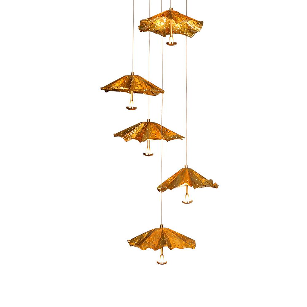 Eliora Aura Livra Leaf Chandelier